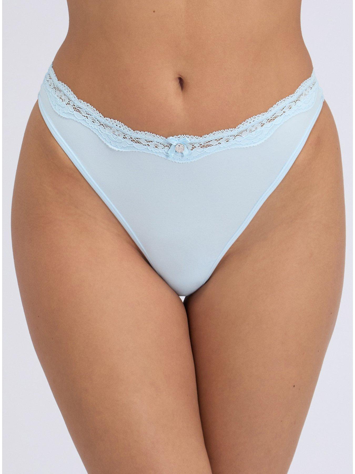 Boux Avenue Boux Avenue Softest Ever Thong - Light Blue