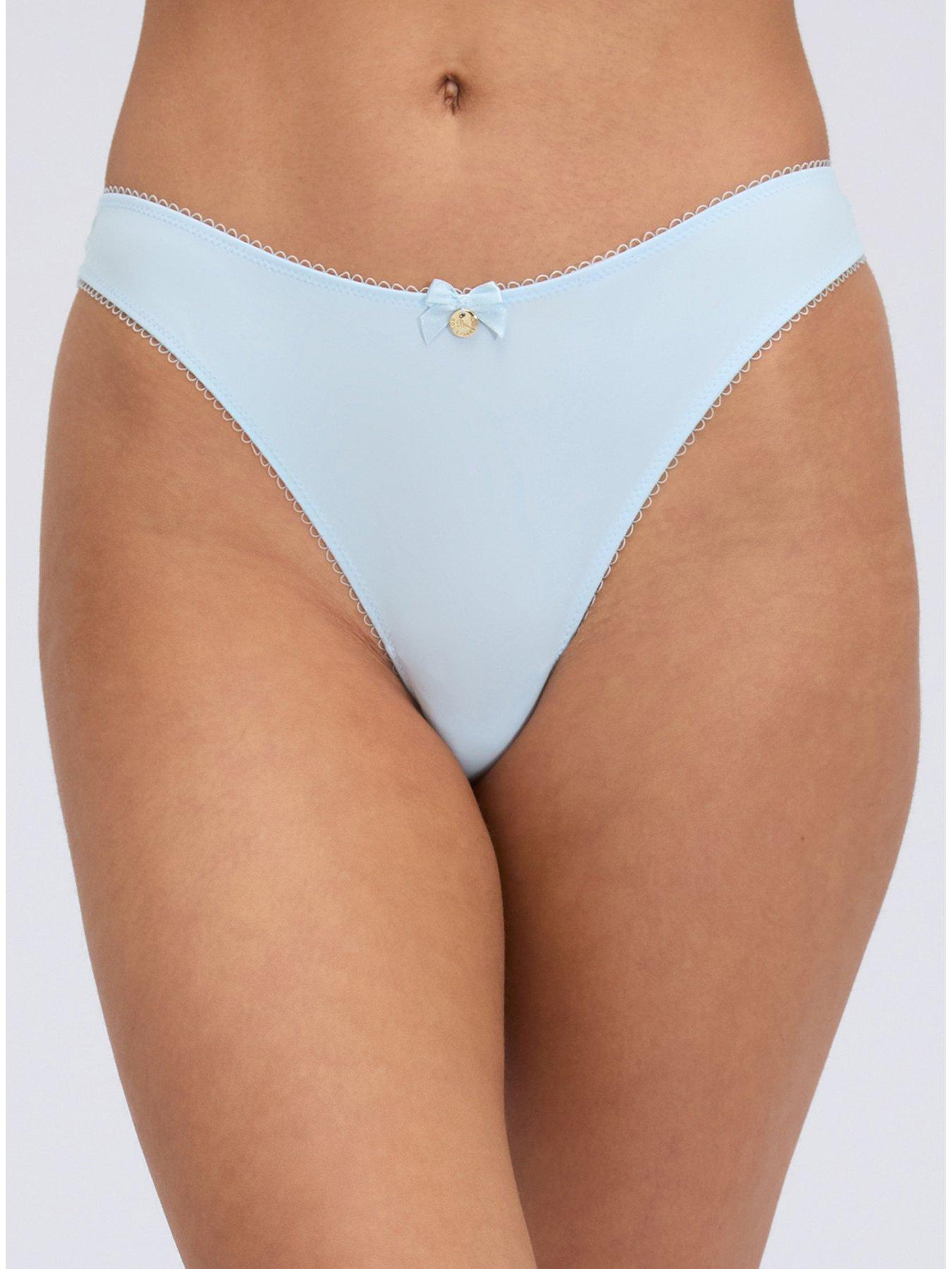 Image 1 of 5 of Boux Avenue Sabrina Thong - Light Blue