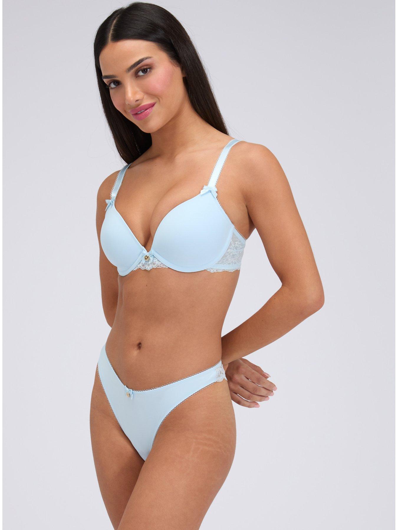 Image 5 of 5 of Boux Avenue Sabrina Thong - Light Blue