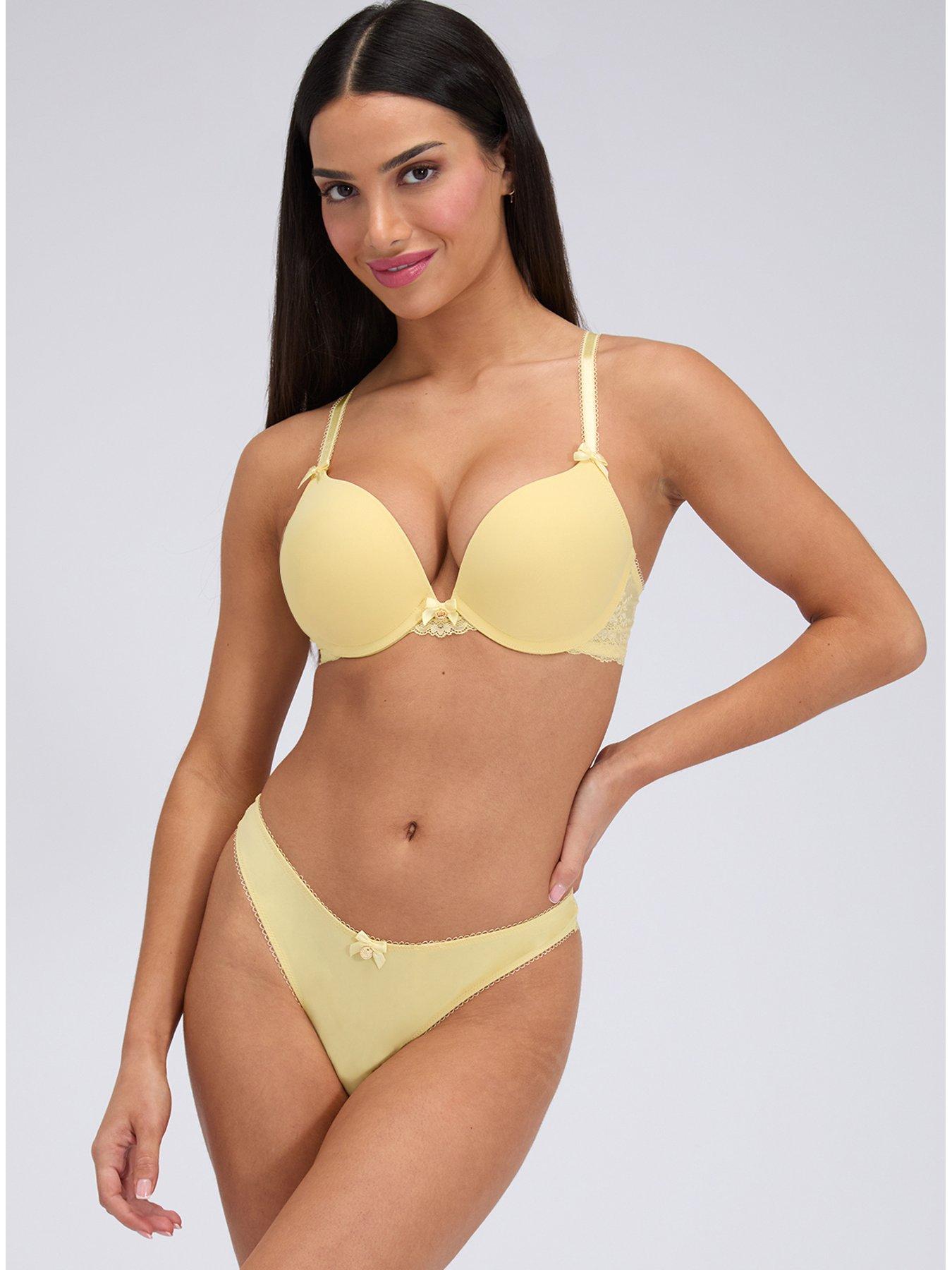 Image 3 of 4 of Boux Avenue Sabrina Brief - Butter - Yellow
