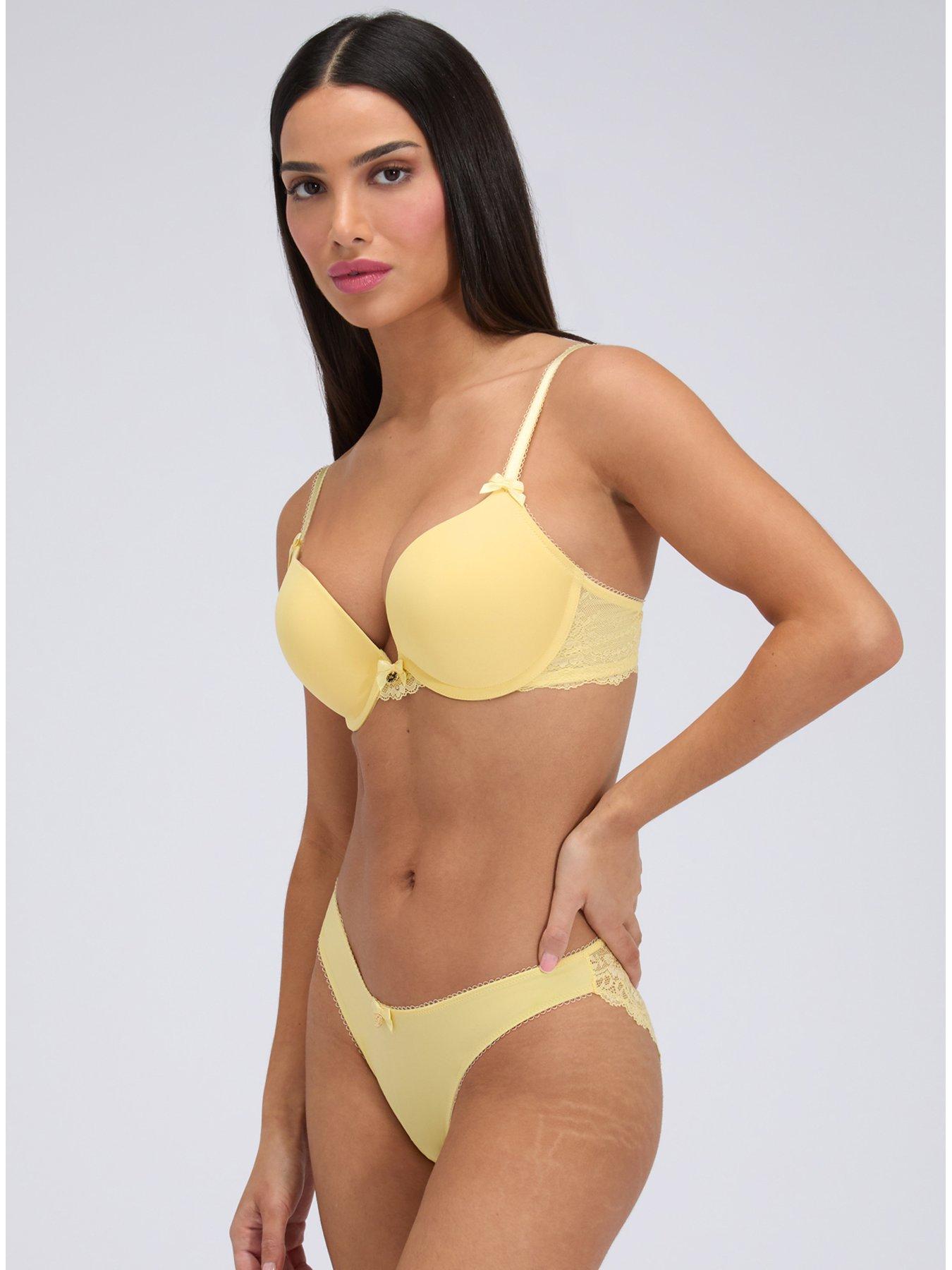 Image 4 of 4 of Boux Avenue Sabrina Brief - Butter - Yellow