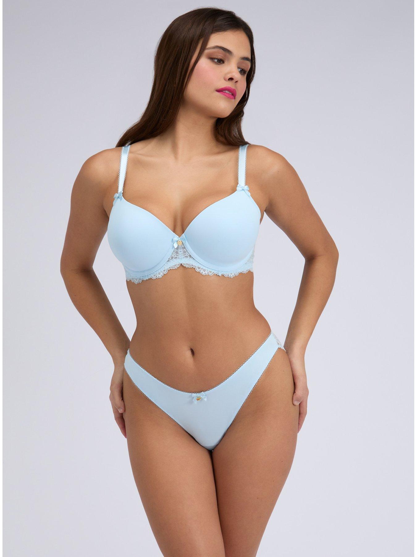 Image 3 of 4 of Boux Avenue Sabrina Brief - Light Blue