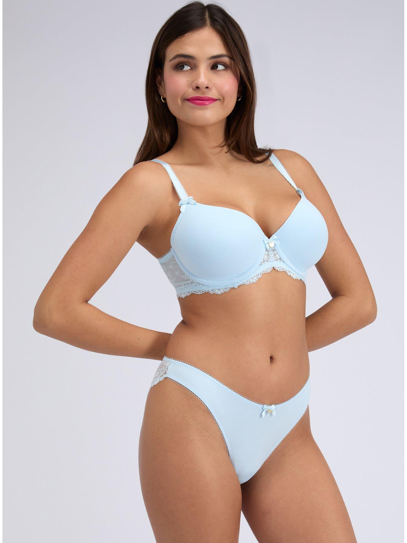 Image 4 of 4 of Boux Avenue Sabrina Brief - Light Blue