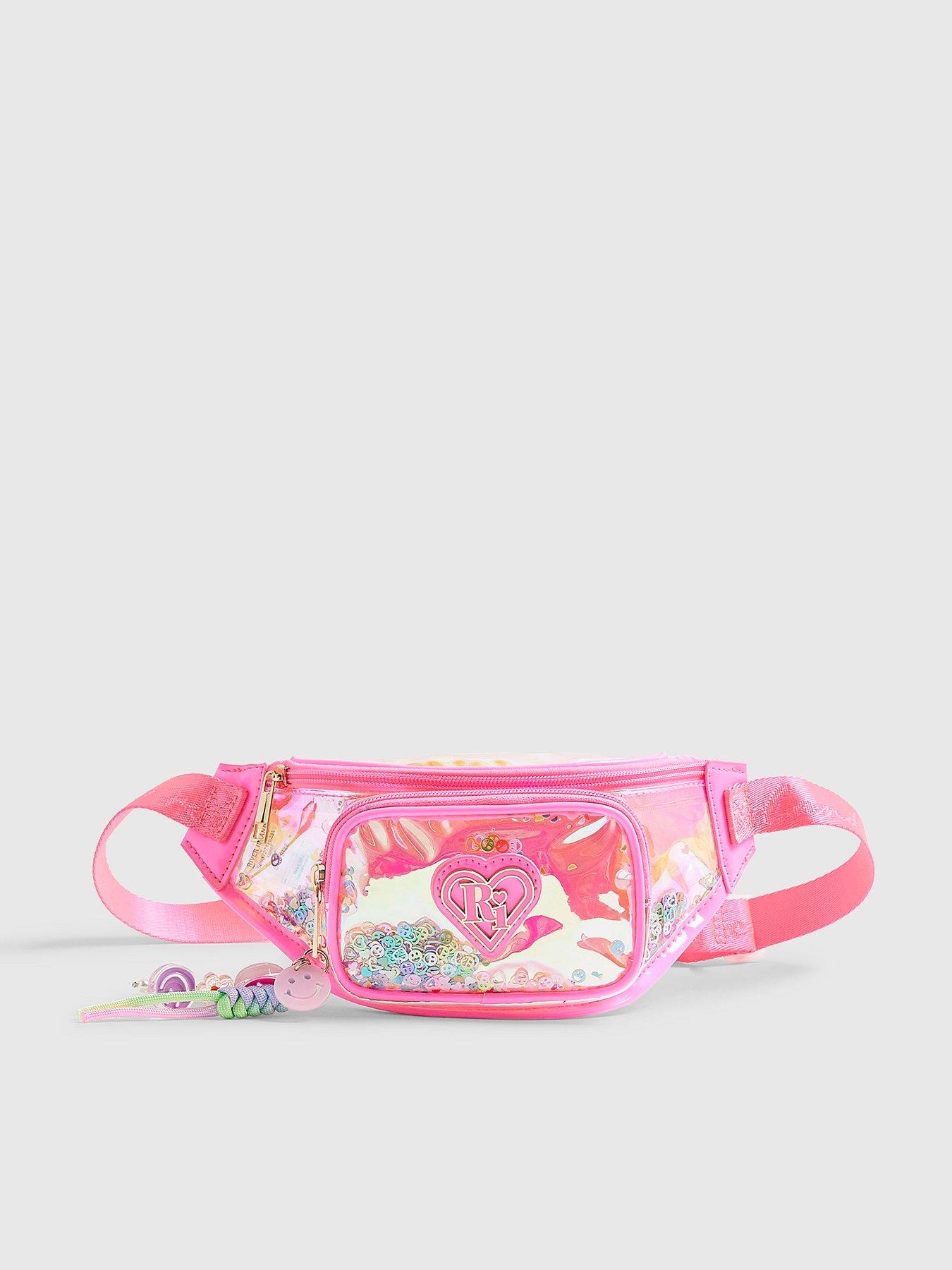River Island Mini Older Girls Neon Jelly Belt Bag - Pink