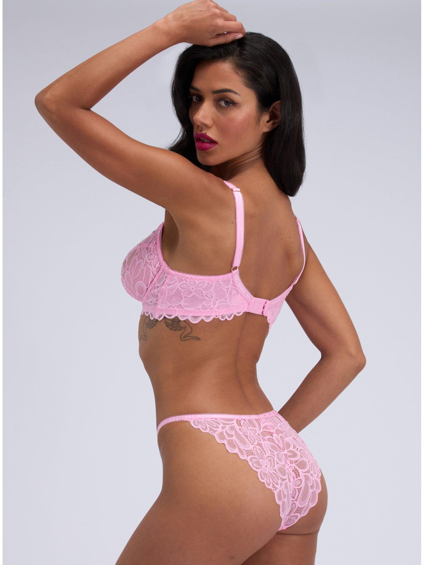 Image 2 of 4 of Boux Avenue Heidi Brief - Bubblegum Pink
