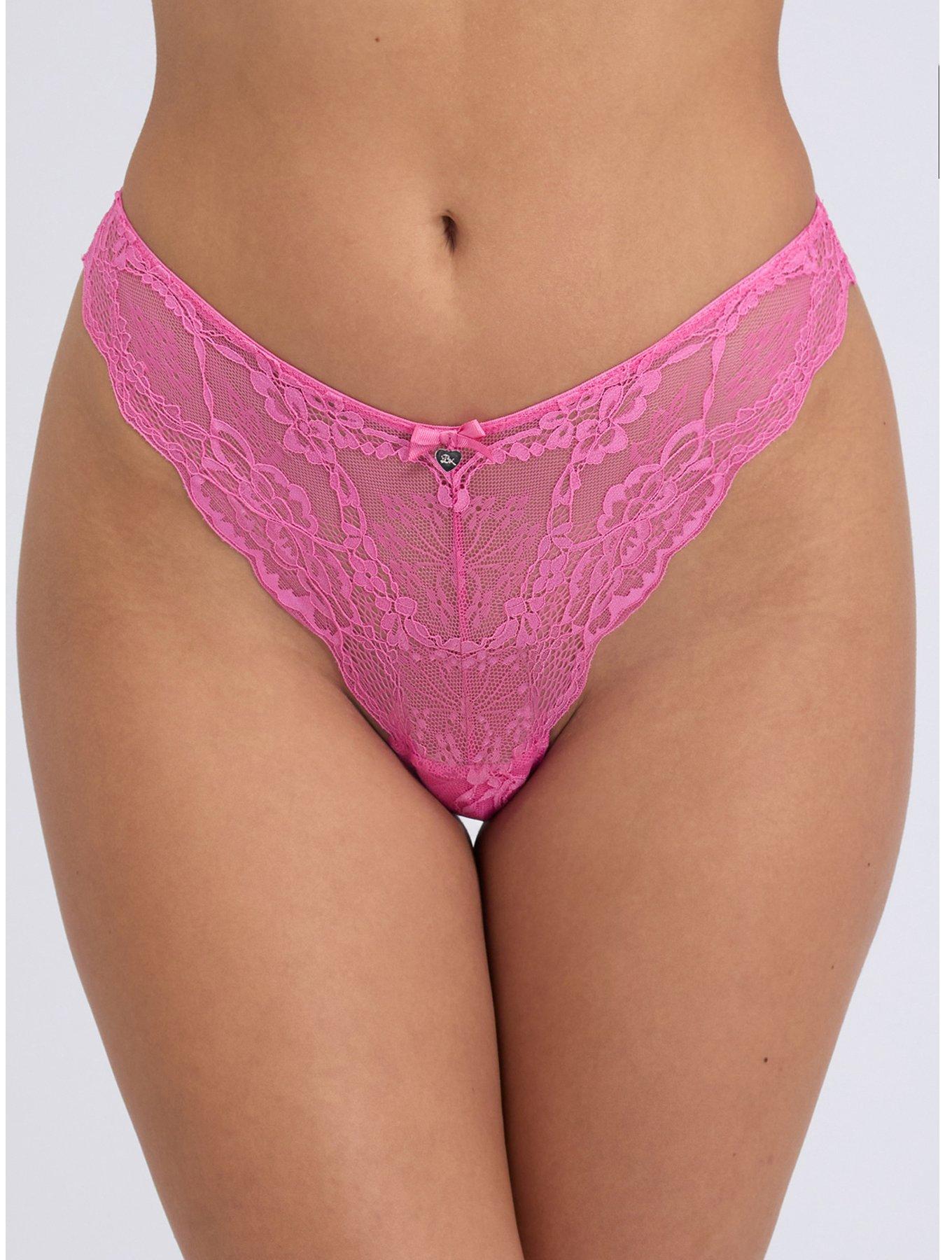 Image 5 of 5 of Boux Avenue Boxu Mollie 24 Thong - Hot Pink