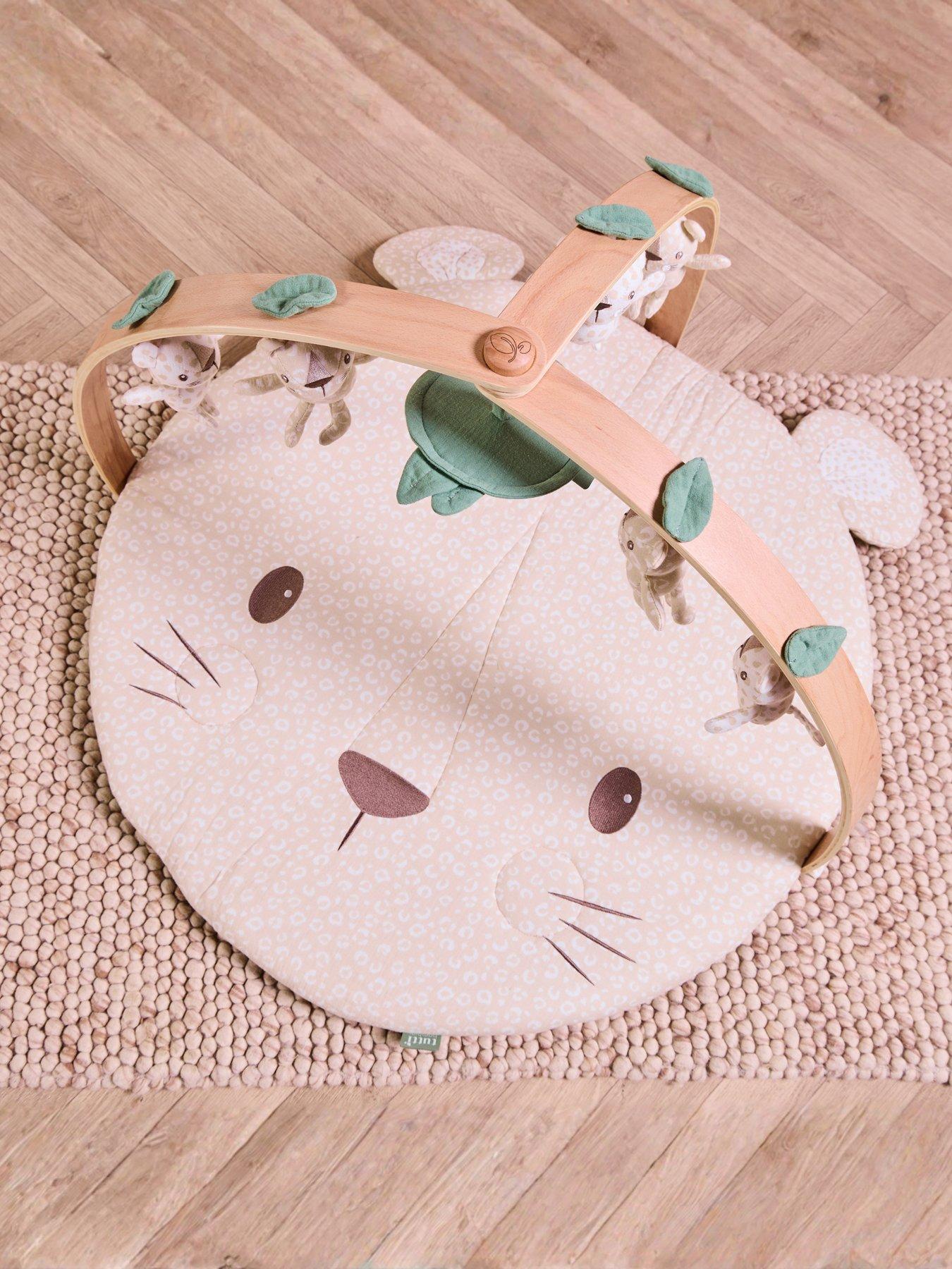 Tutti Bambini Luxury Wood  &  Muslin Playgym - Love Cat