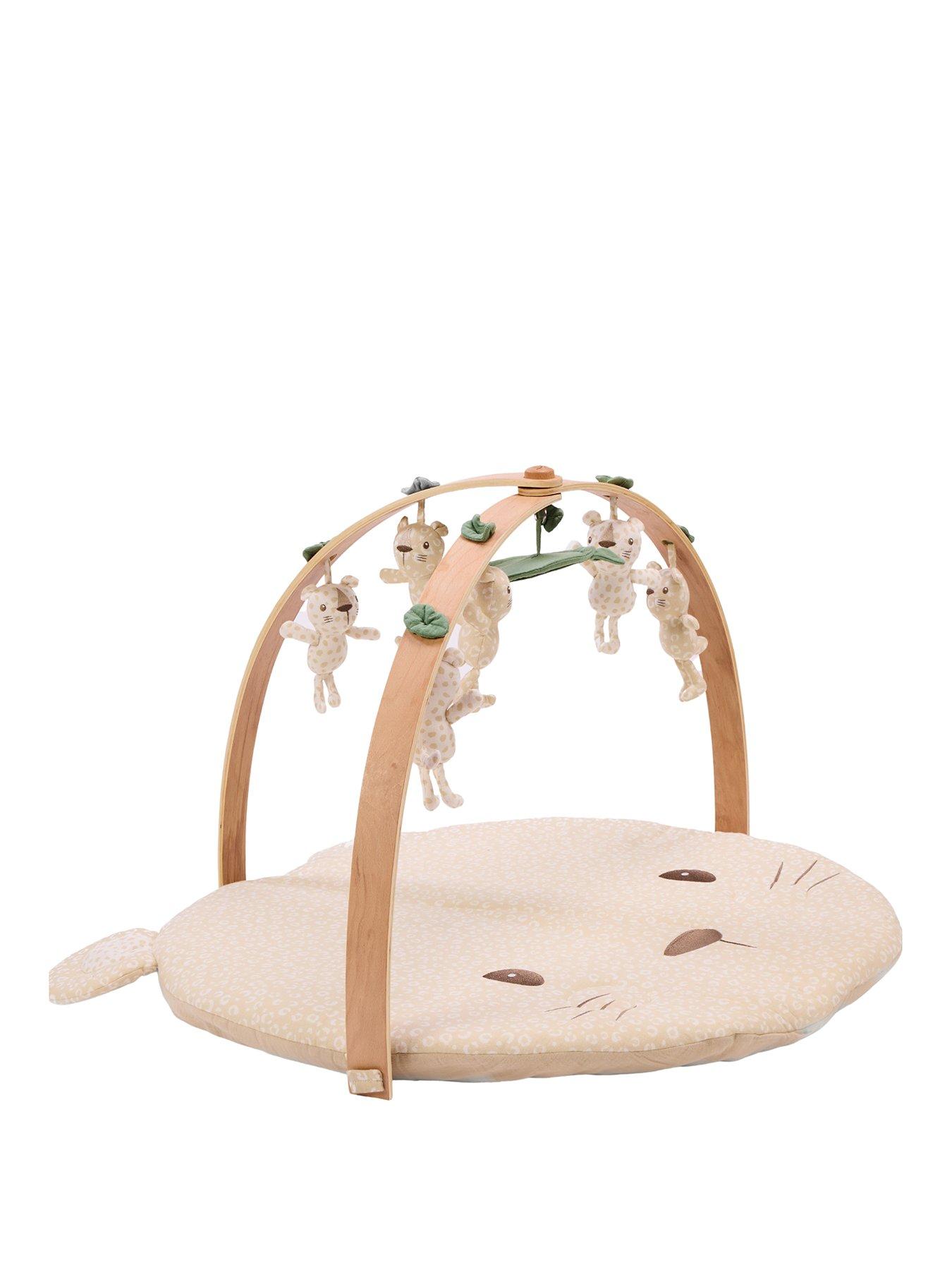 Image 2 of 7 of Tutti Bambini Luxury Wood &amp; Muslin Playgym - Love Cat