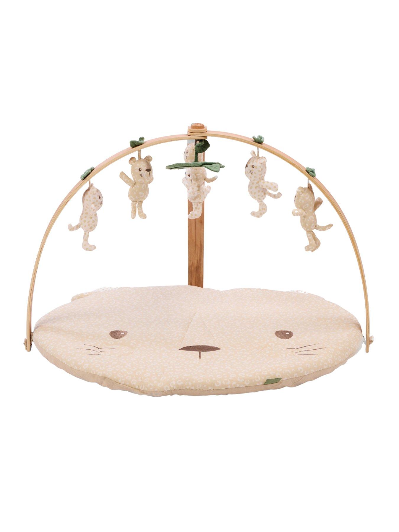 Image 4 of 7 of Tutti Bambini Luxury Wood &amp; Muslin Playgym - Love Cat