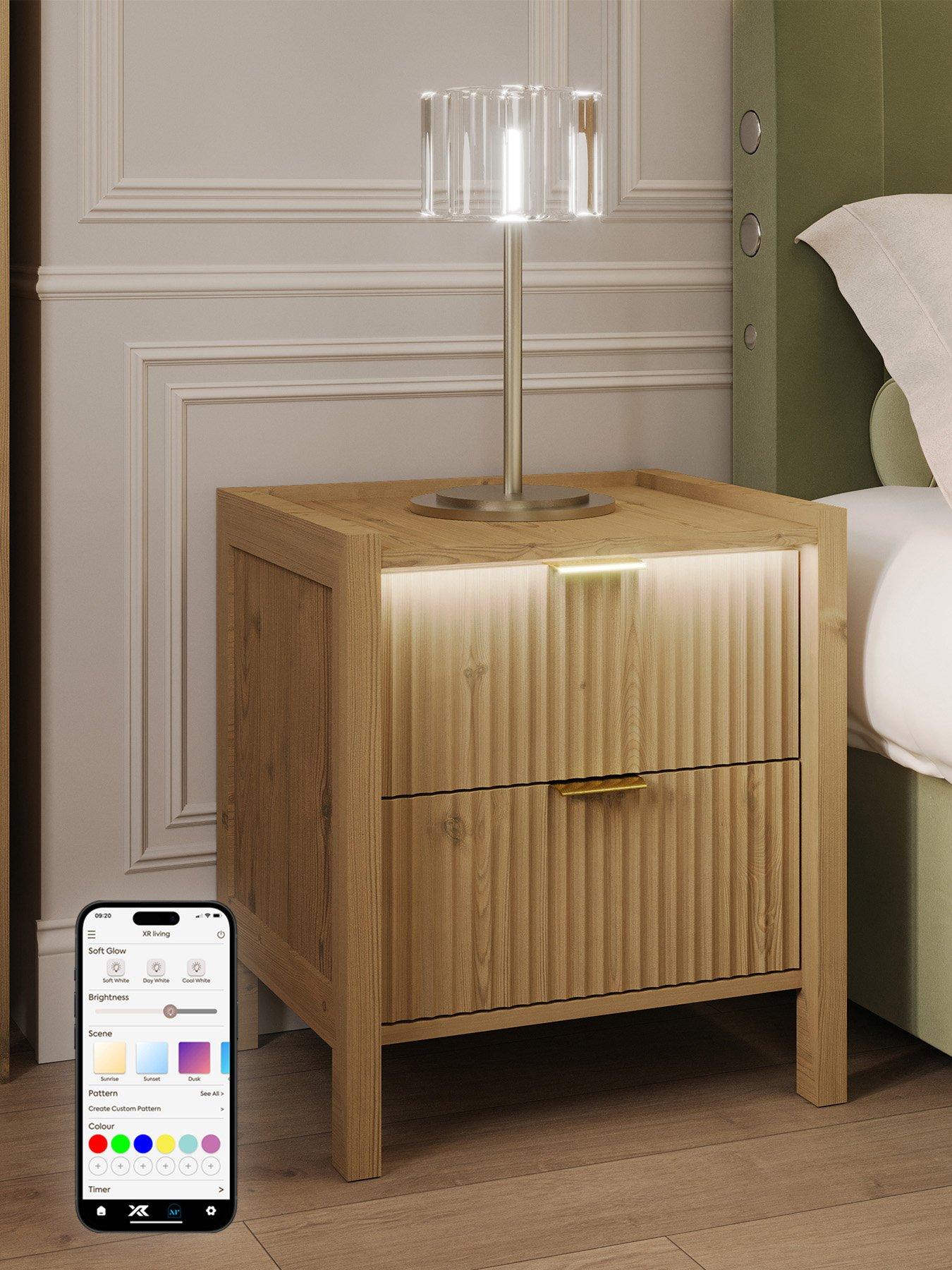 XR Living Dakota Side Table With App Control Lights