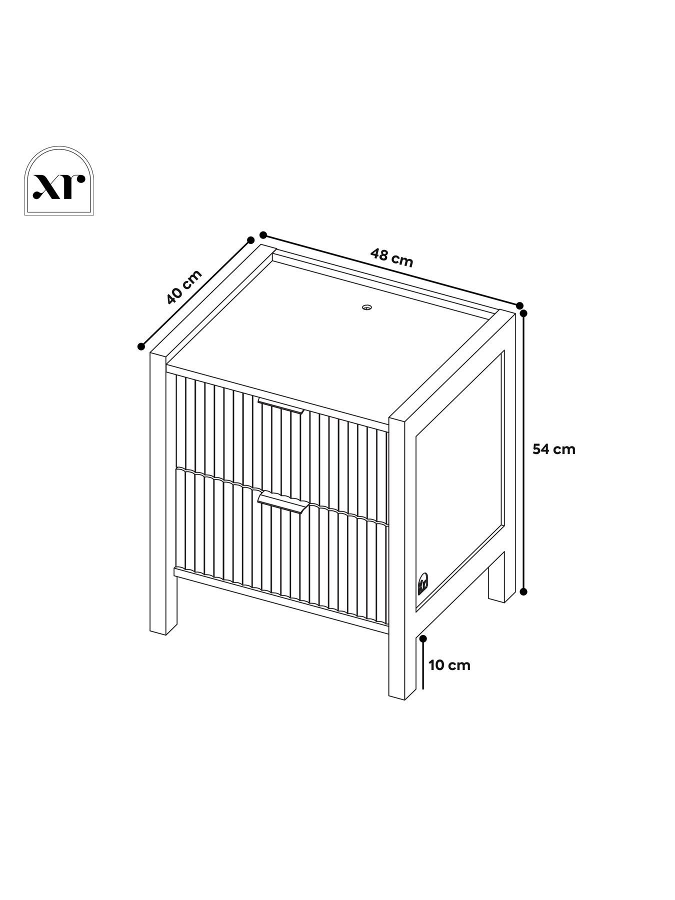 Image 7 of 7 of XR Living Dakota Side Table With App Control Lights