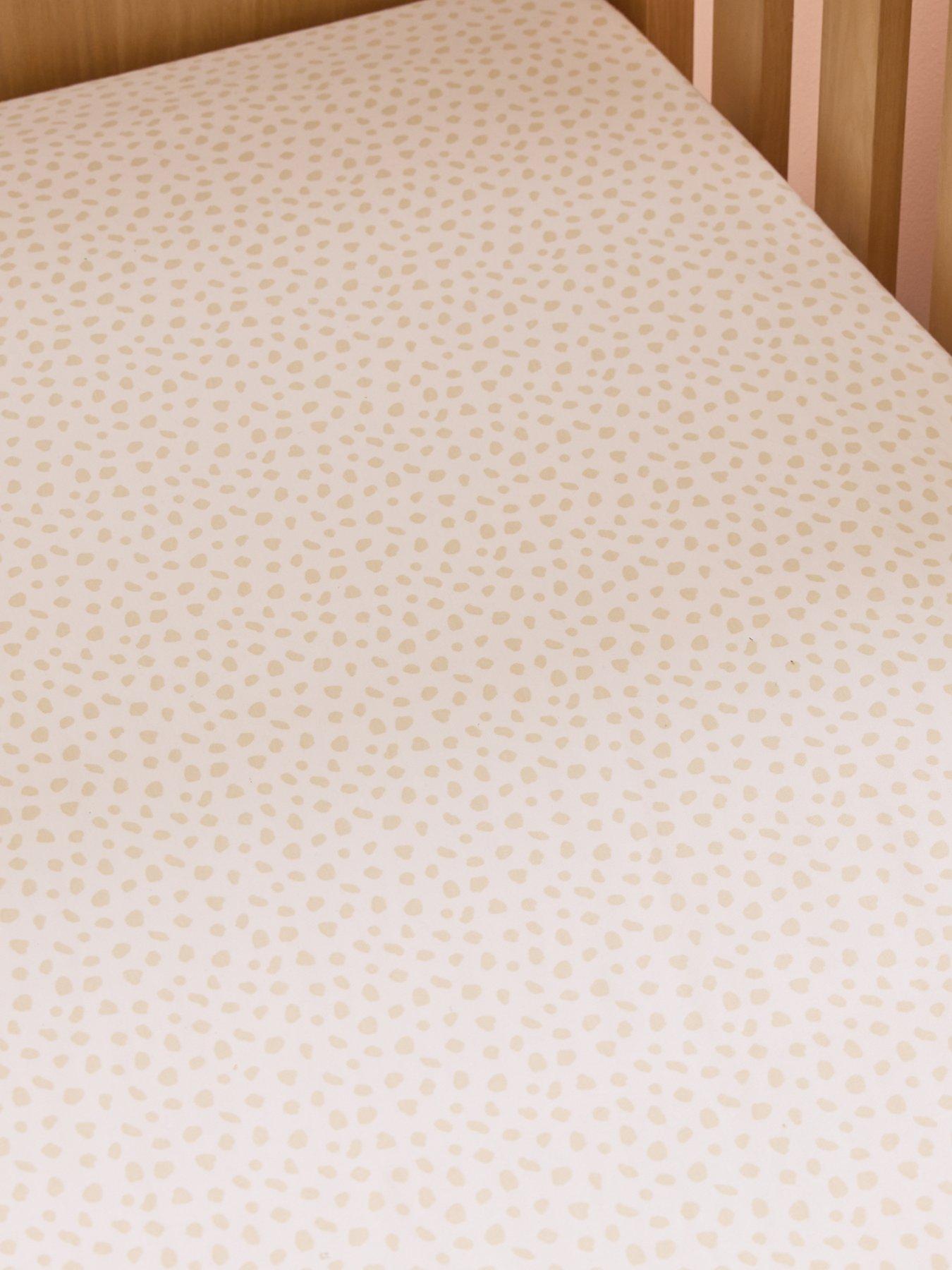  image of tutti-bambini-bedside-crib-fitted-sheets-2-pack-love-cats