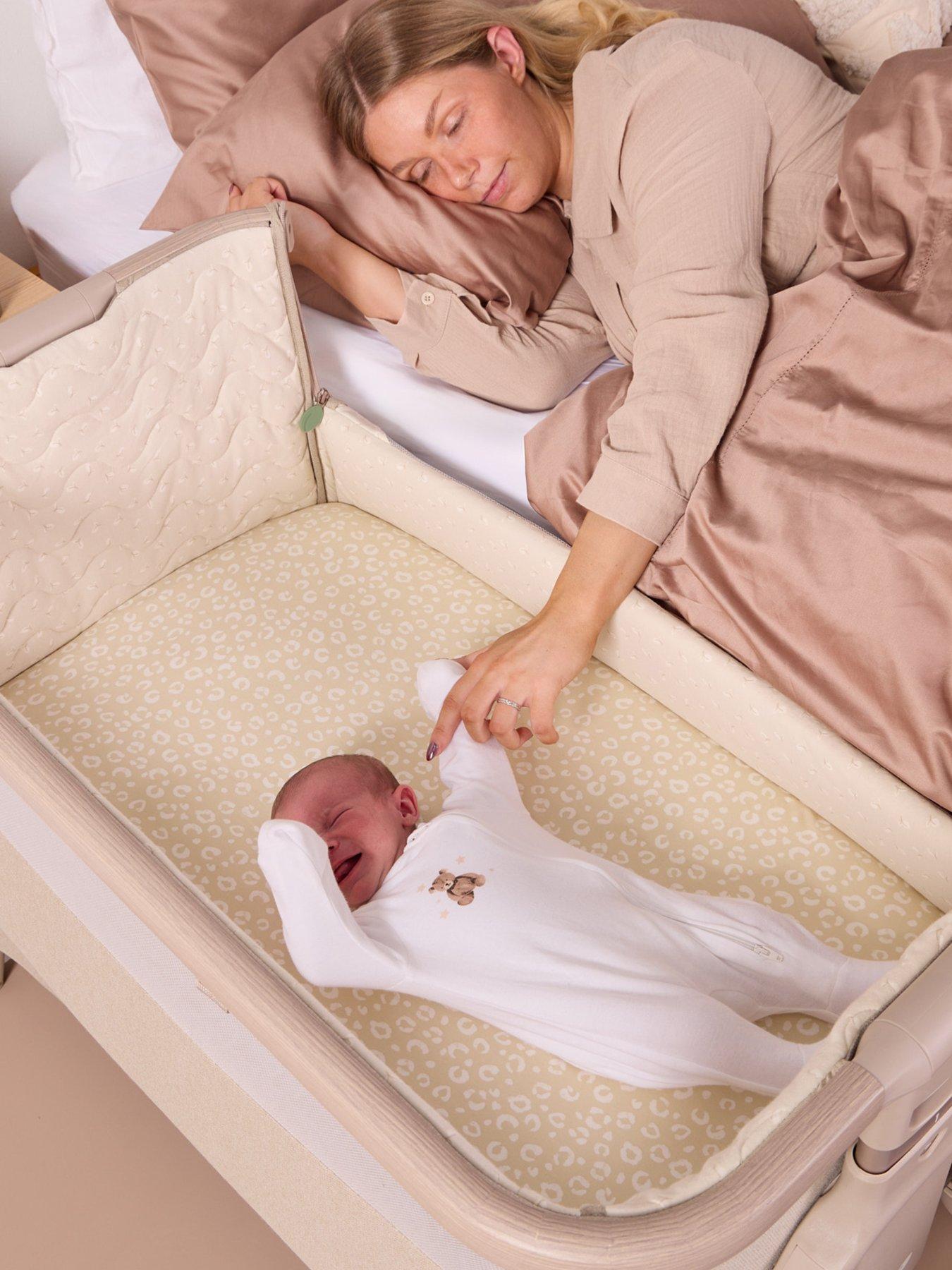  image of tutti-bambini-bedside-crib-starter-pack-love-cats