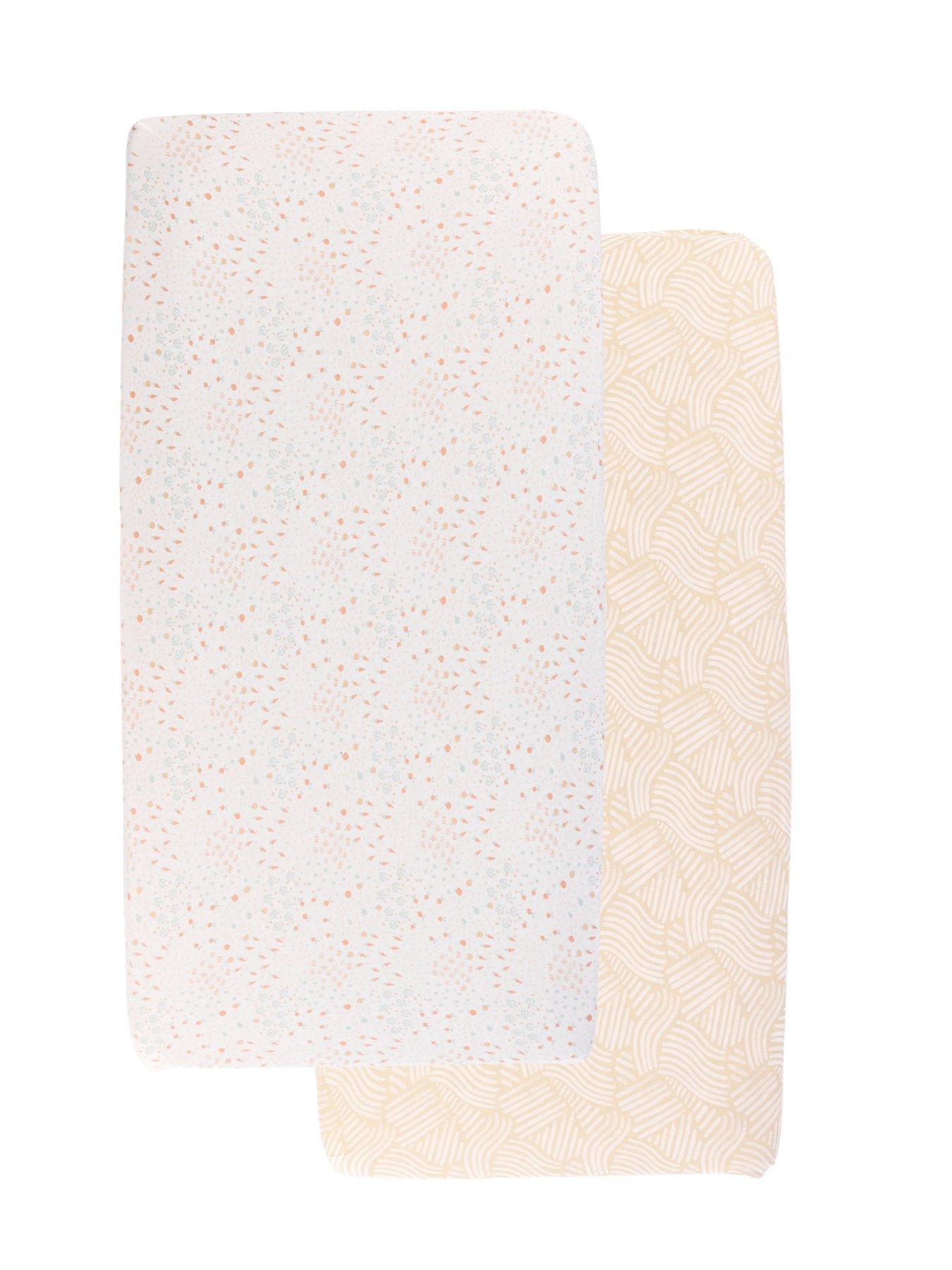  image of tutti-bambini-cot-bed-fitted-sheets-2-pack-good-life