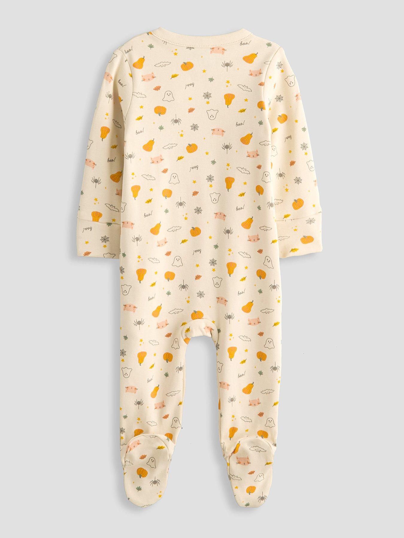Image 2 of 4 of The Very Collection Pumpkin Picker Single Sleepsuit (0-3 months - 18-24 months) - Multi