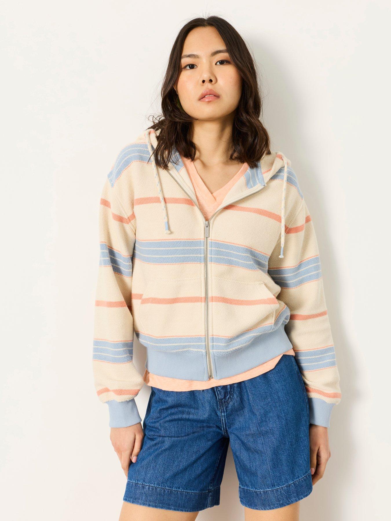 FatFace Homespin Zip Thru Hoodie - Multi