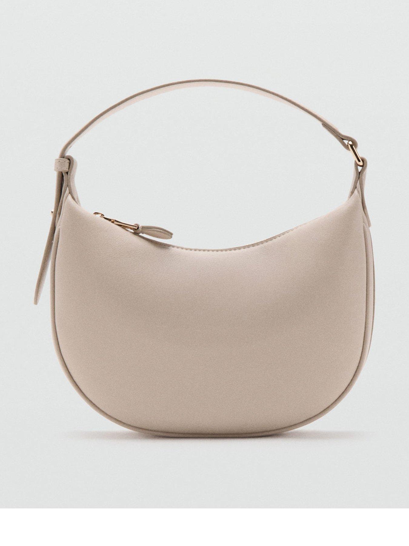 Mango Oval Hand Bag - Off White