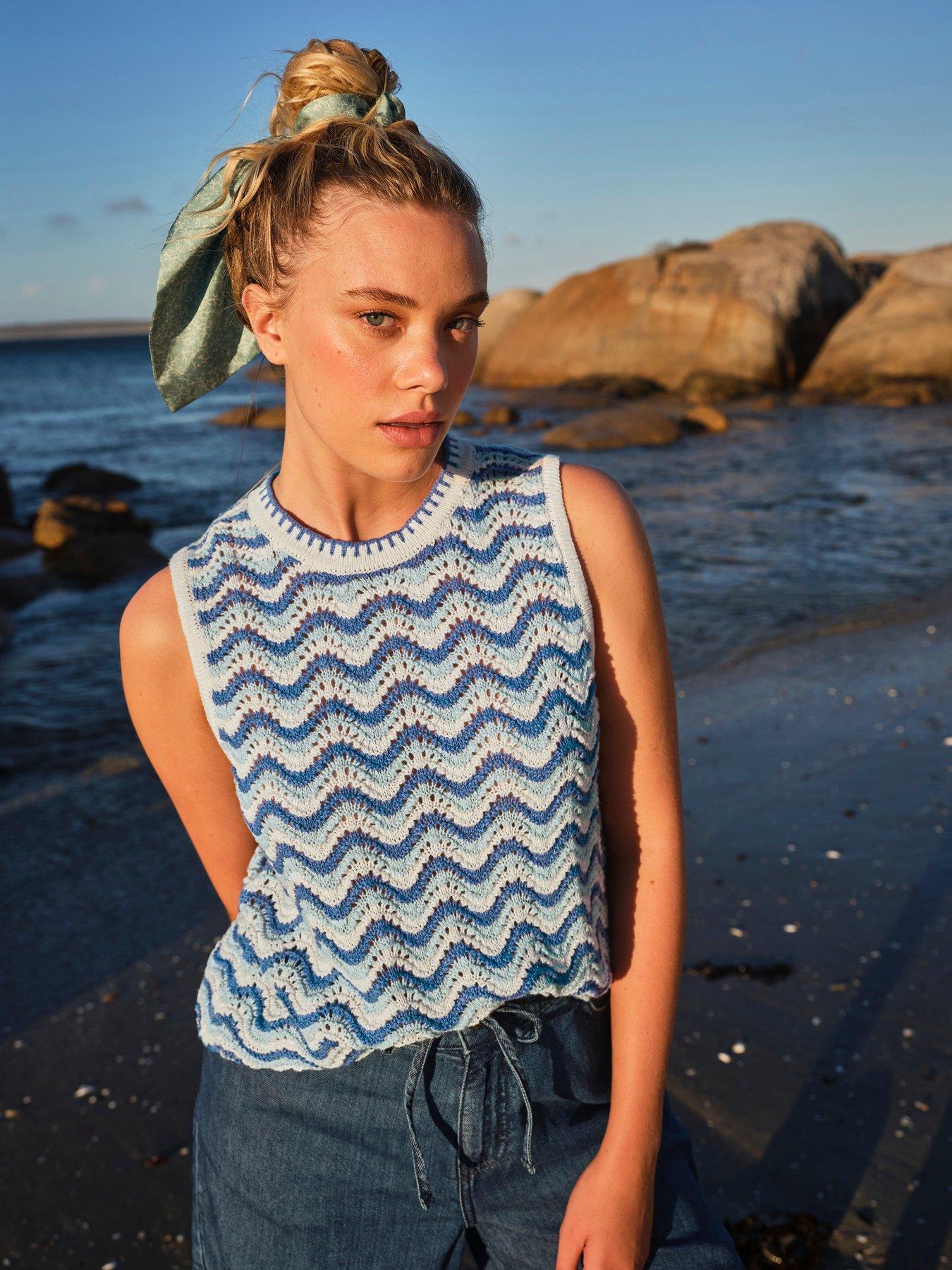 FatFace Wilma Tank - Blue