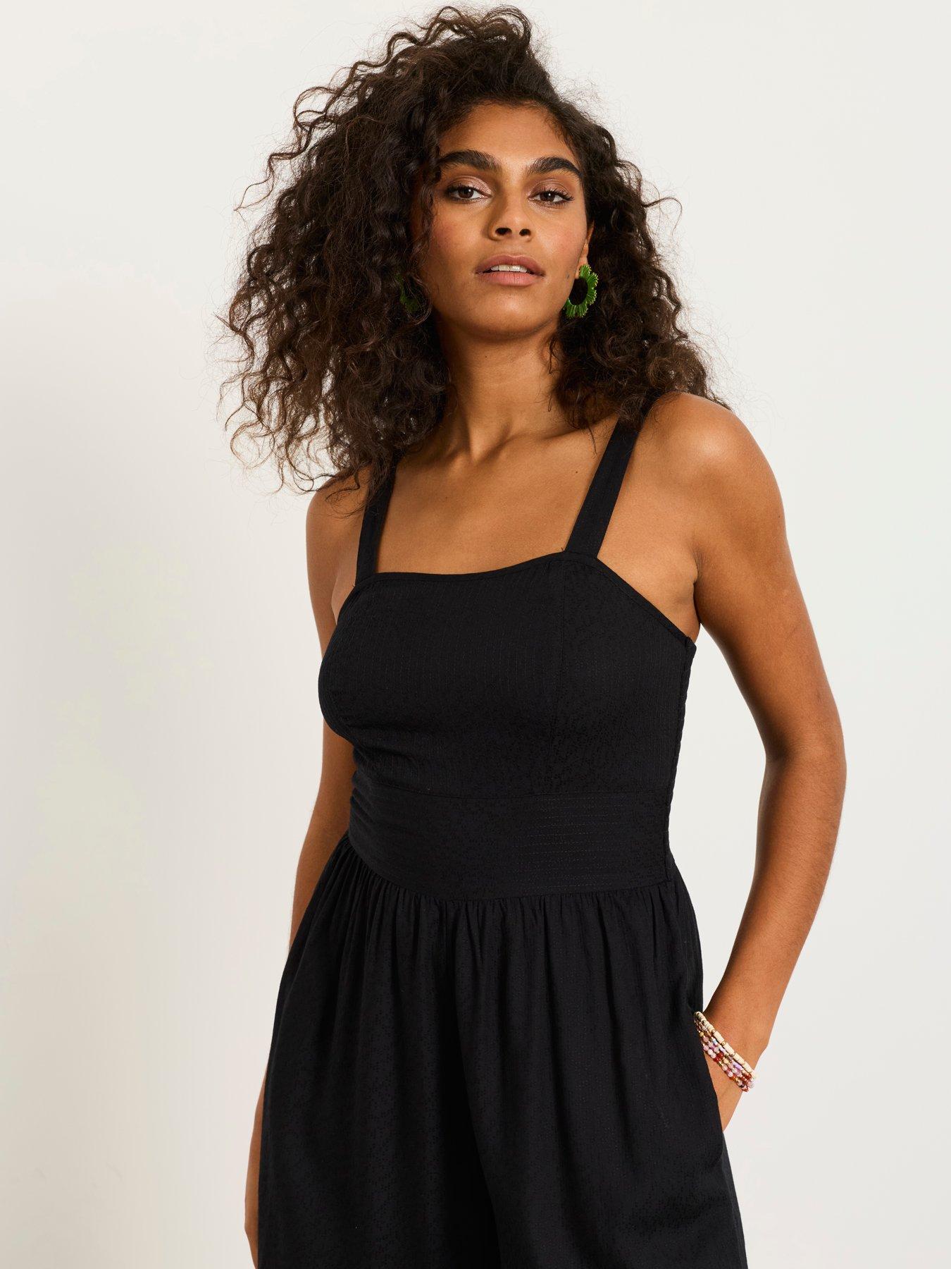 Image 4 of 5 of FatFace Ruby Jumpsuit - Black