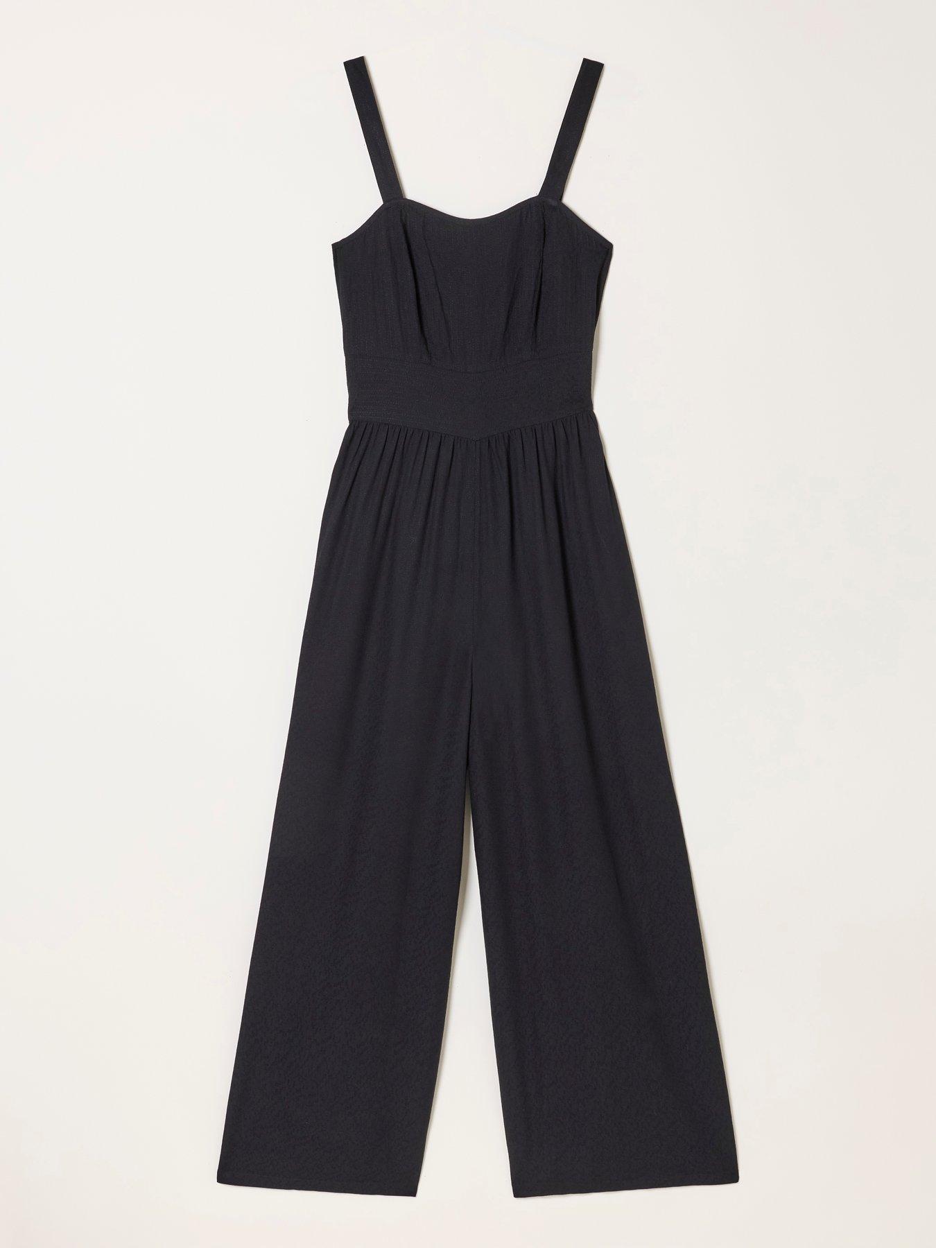 Image 5 of 5 of FatFace Ruby Jumpsuit - Black