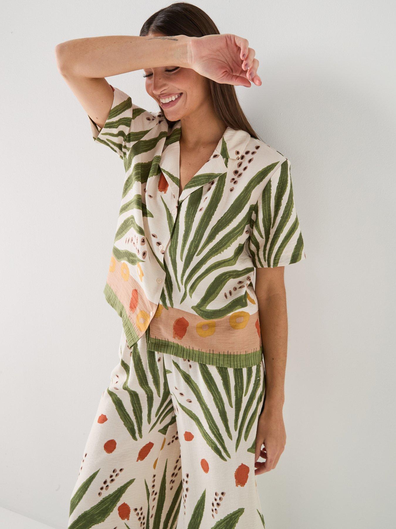 JDY Nellie S/s Loose Shirt - Cream