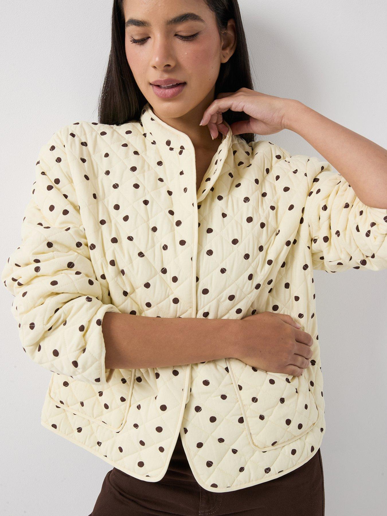 Image 4 of 6 of PIECES Pcrikke Quilted Jacket - Yellow