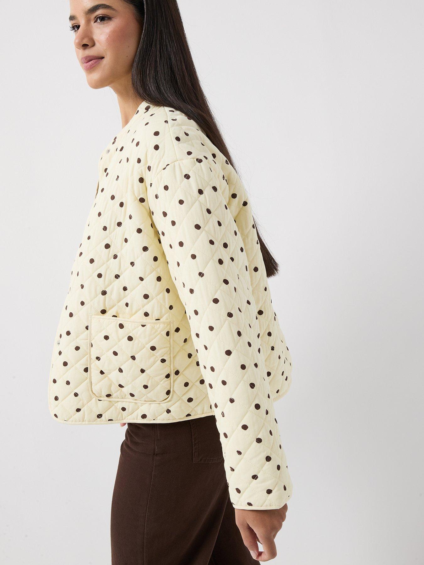 Image 5 of 6 of PIECES Pcrikke Quilted Jacket - Yellow