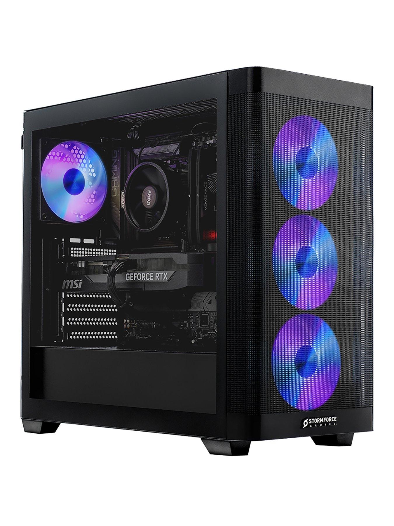 Image 1 of 5 of Stormforce Recon AMD Ryzen 5, 16GB RAM, 1TB SSD, GeForce RTX 5060, Gaming Desktop