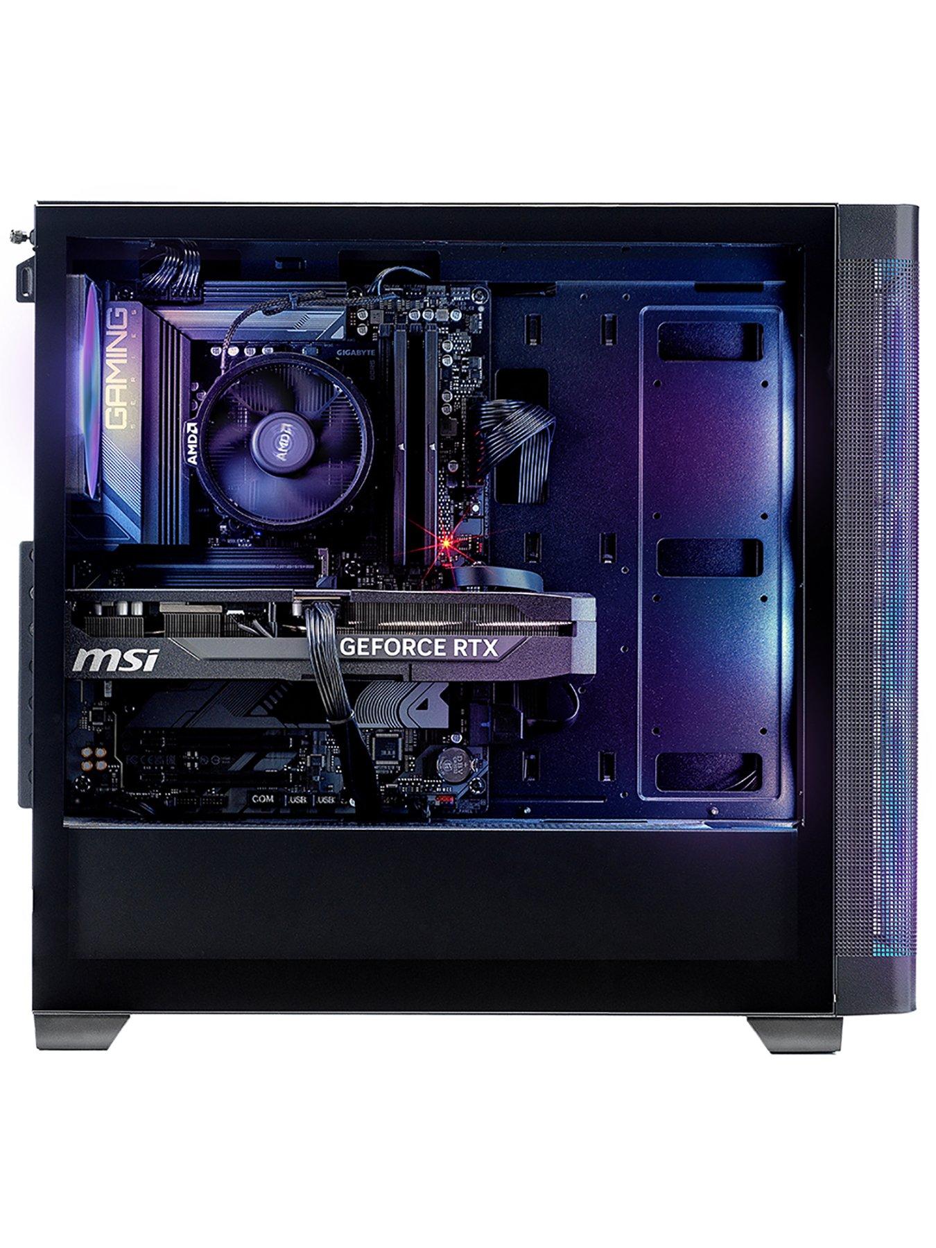  image of stormforce-recon-amd-ryzen-5-16gb-ram-1tb-ssd-geforce-rtx-5060-gaming-desktop