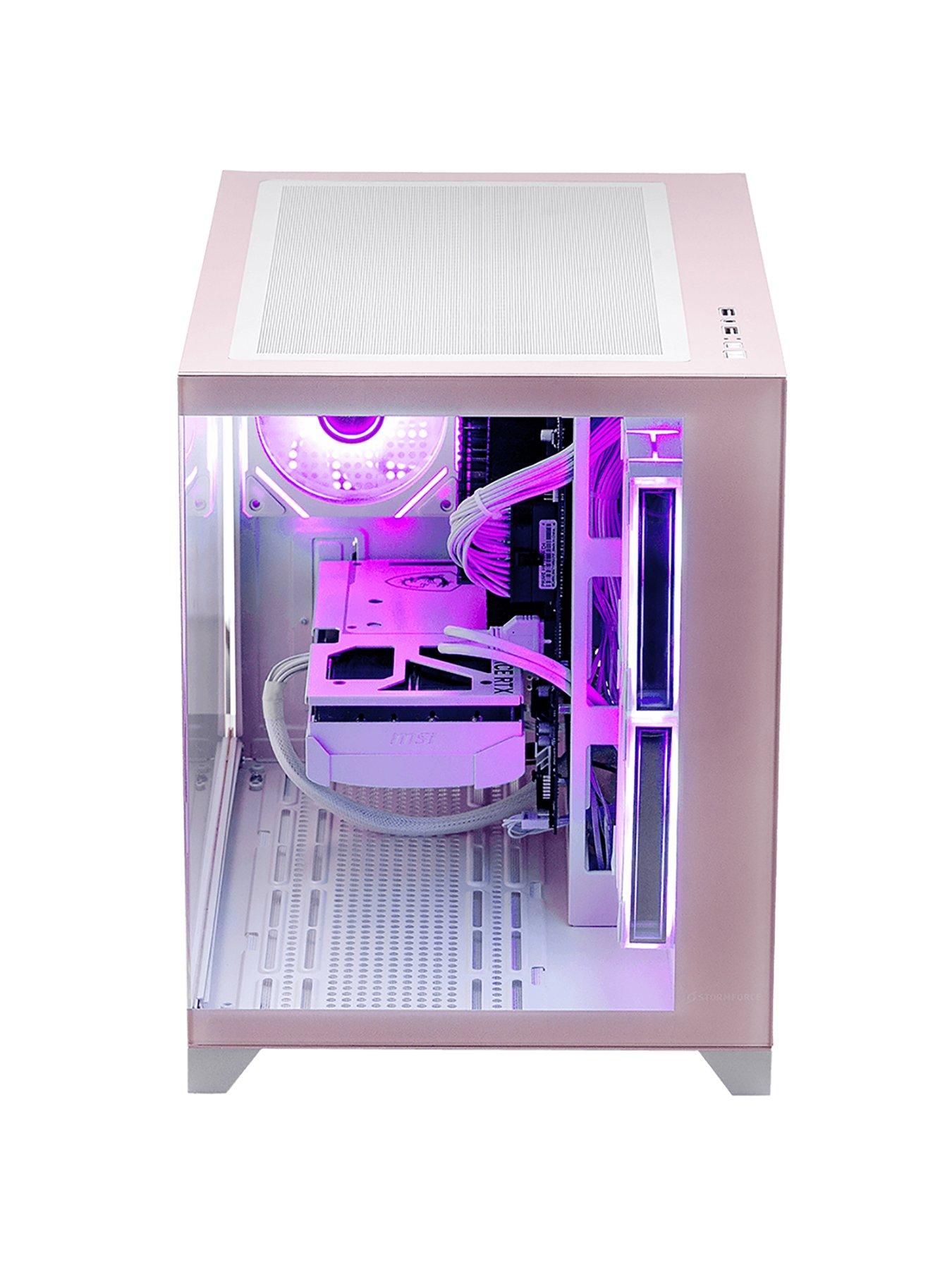  image of stormforce-pixel-intel-core-i5-16gb-ram-1tb-ssd-geforce-rtx-5060-gaming-desktop