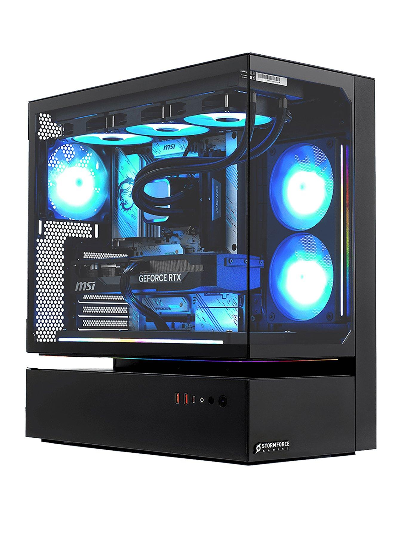 Image 1 of 6 of Stormforce Cyclone Core Ultra 7, 32GB RAM, 1TB SSD, GeForce RTX 5070Ti, Gaming Desktop