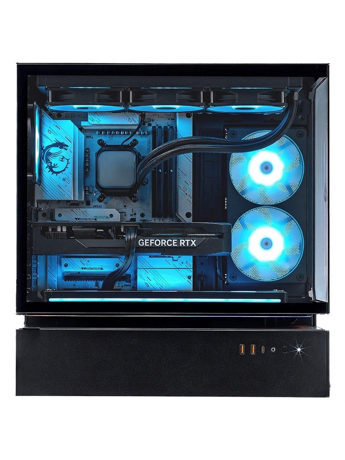 image of stormforce-cyclone-intel-core-i7-32gb-ram-2tb-ssd-geforce-rtx-5080-gaming-desktop