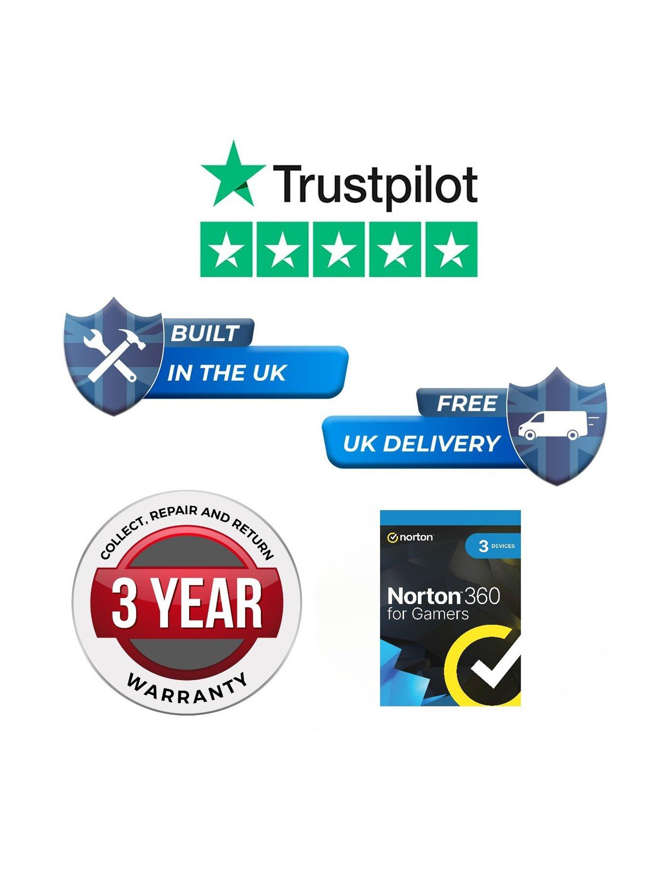  image of stormforce-cyclone-intel-core-i7-32gb-ram-2tb-ssd-geforce-rtx-5080-gaming-desktop