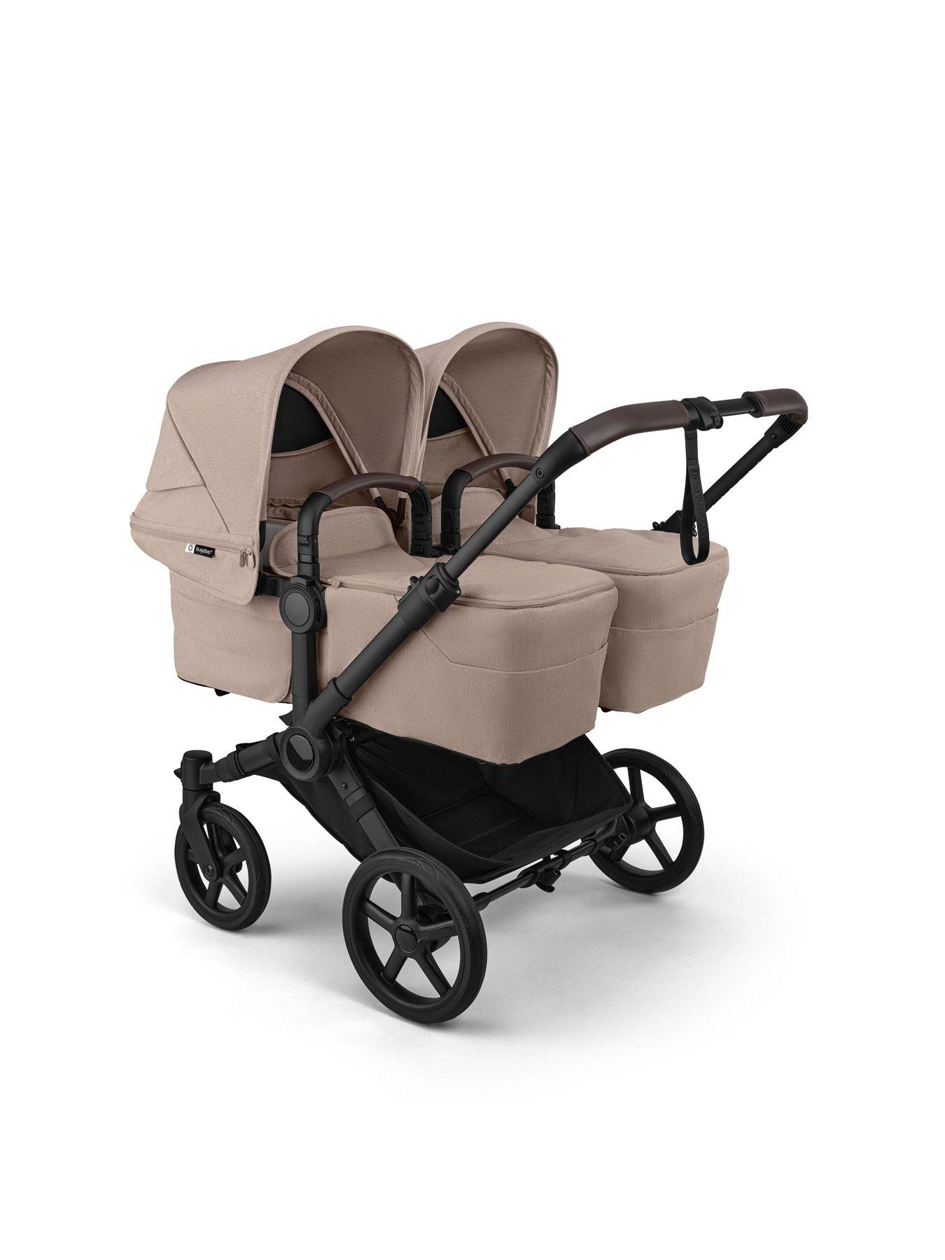 Image 2 of 2 of Bugaboo Donkey 6 Twin Carrycot Fabric Complete - Desert Taupe Melange