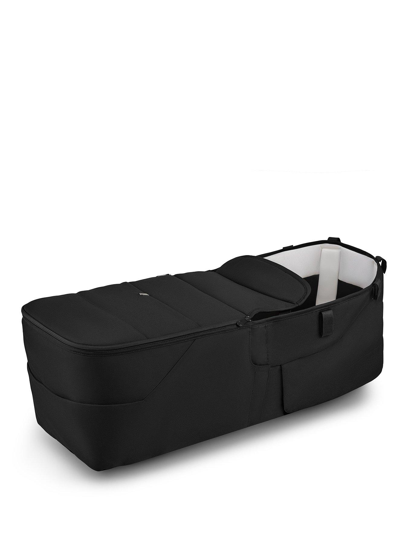  image of bugaboo-donkey-6-twin-carrycot-fabric-complete-heritage-black