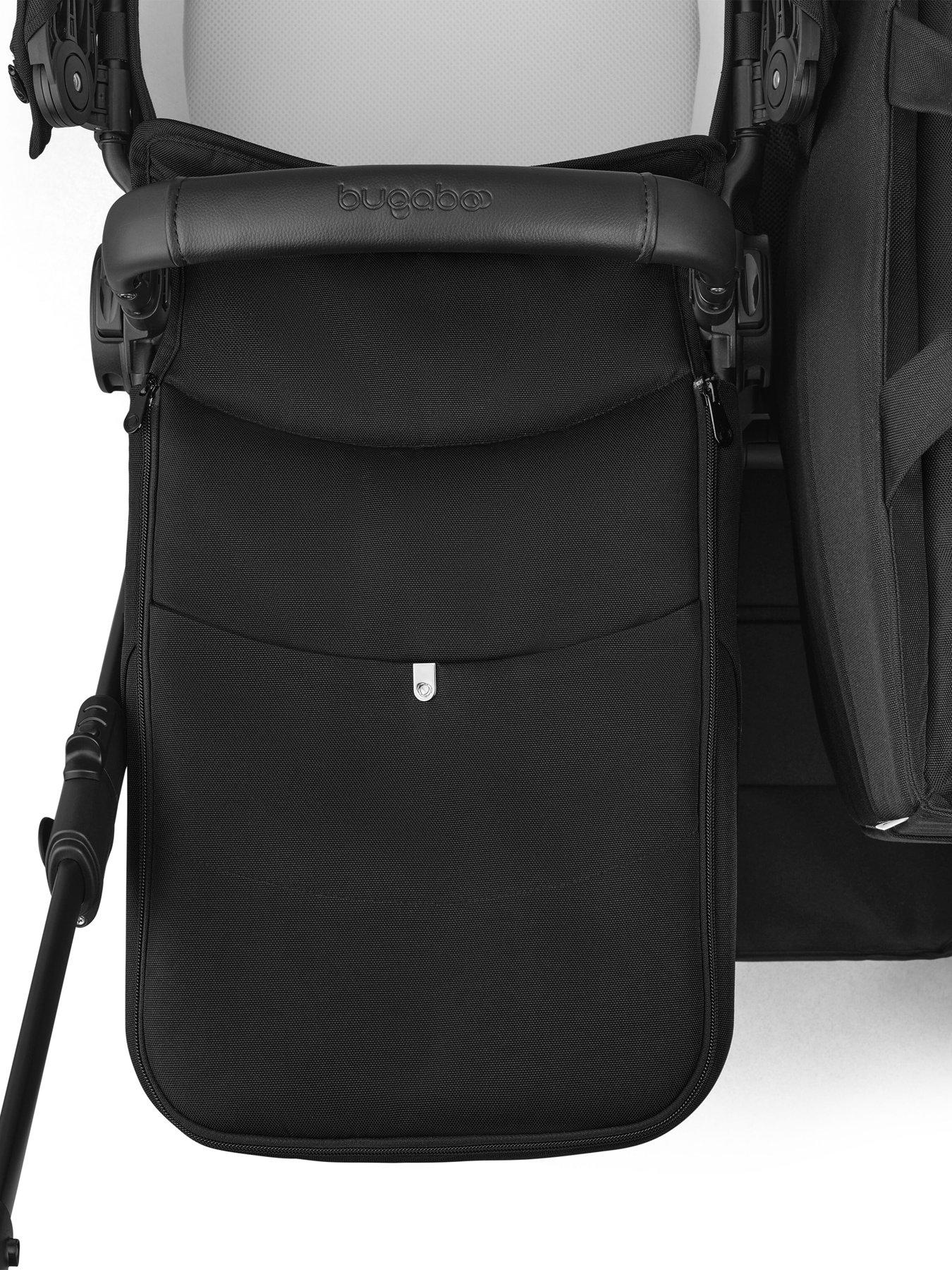  image of bugaboo-donkey-6-twin-carrycot-fabric-complete-heritage-black