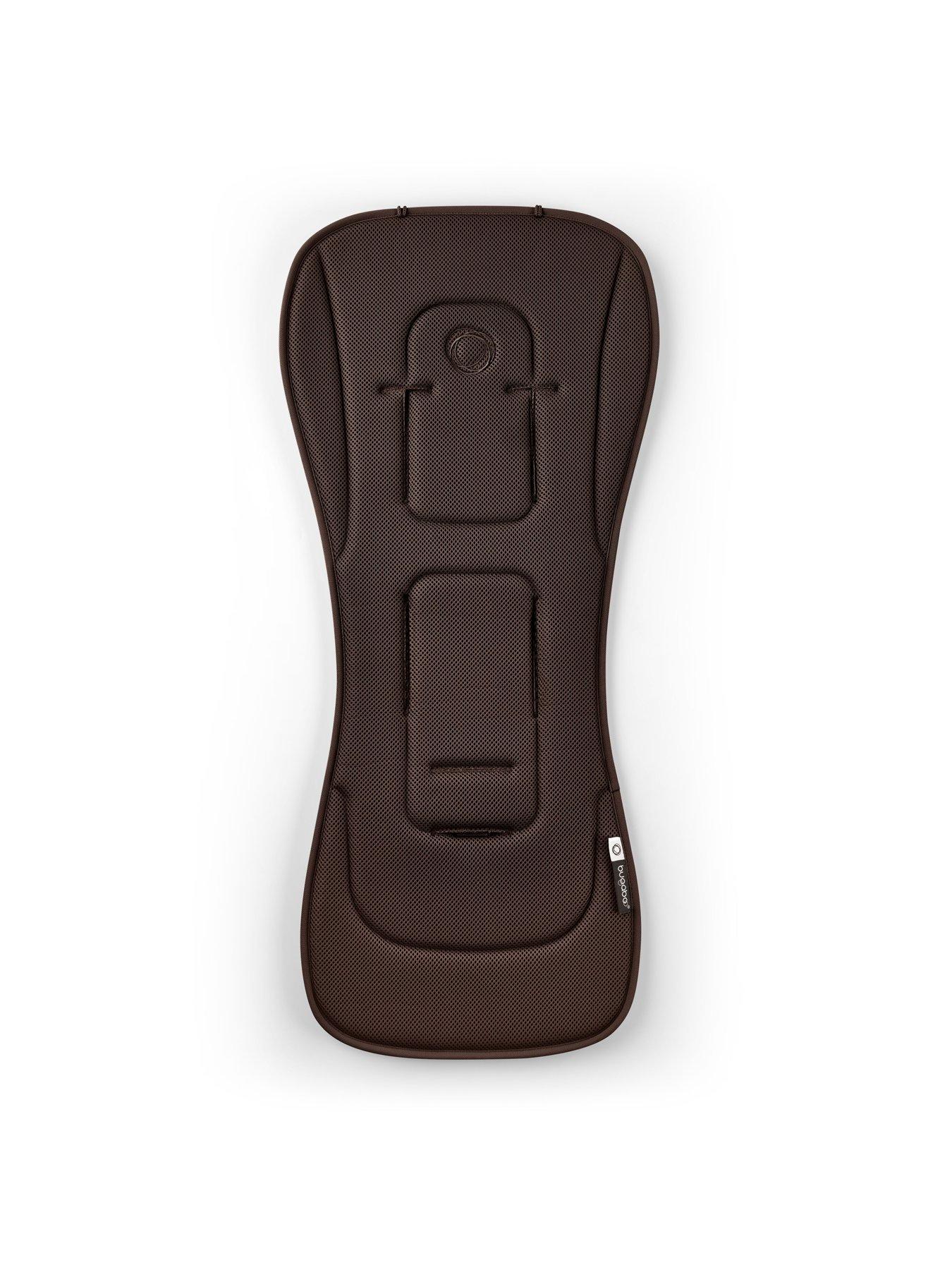  image of bugaboo-dual-comfort-seat-liner-cocoa-brown