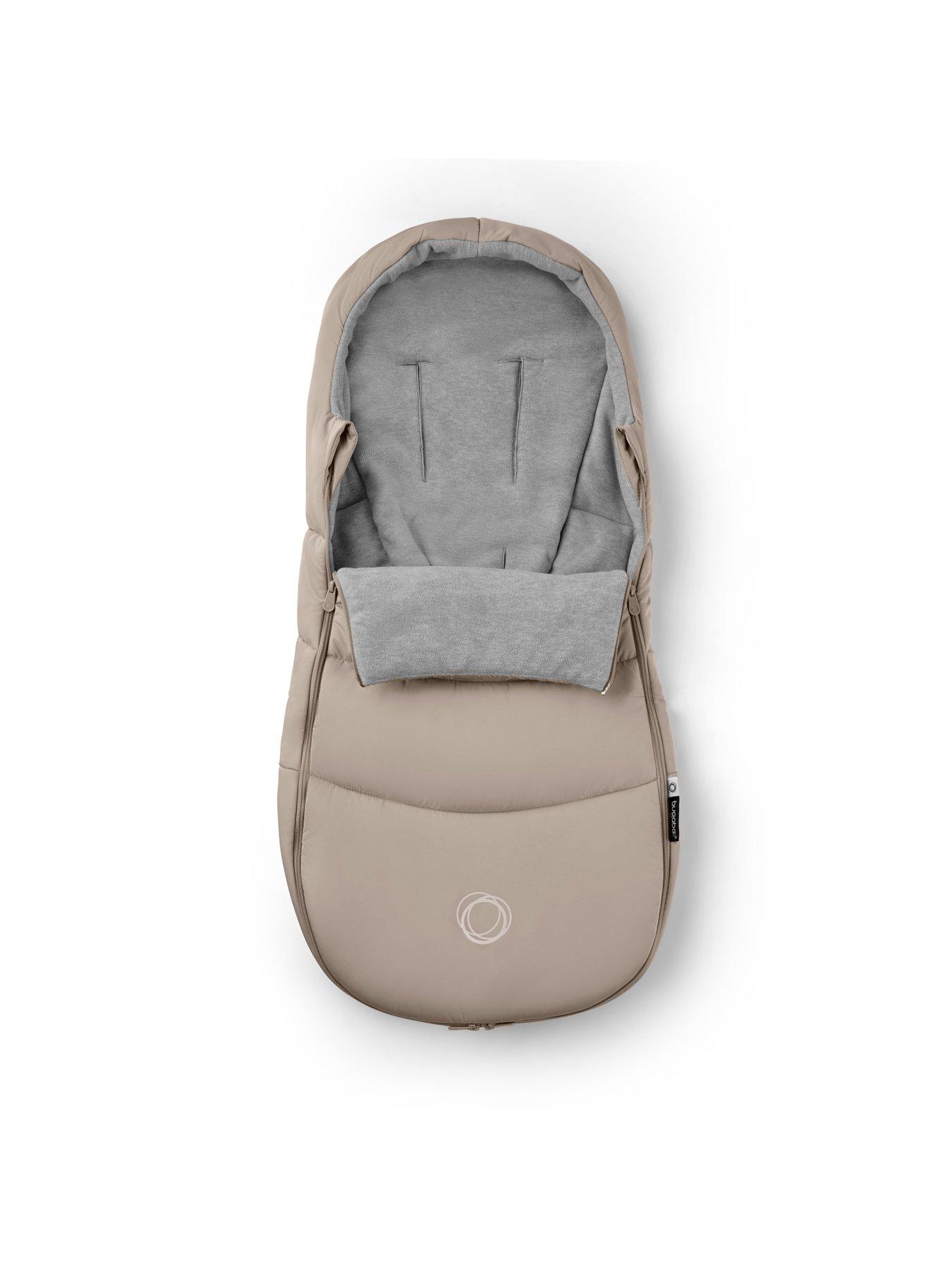 stillFront image of bugaboo-footmuff-desert-taupe