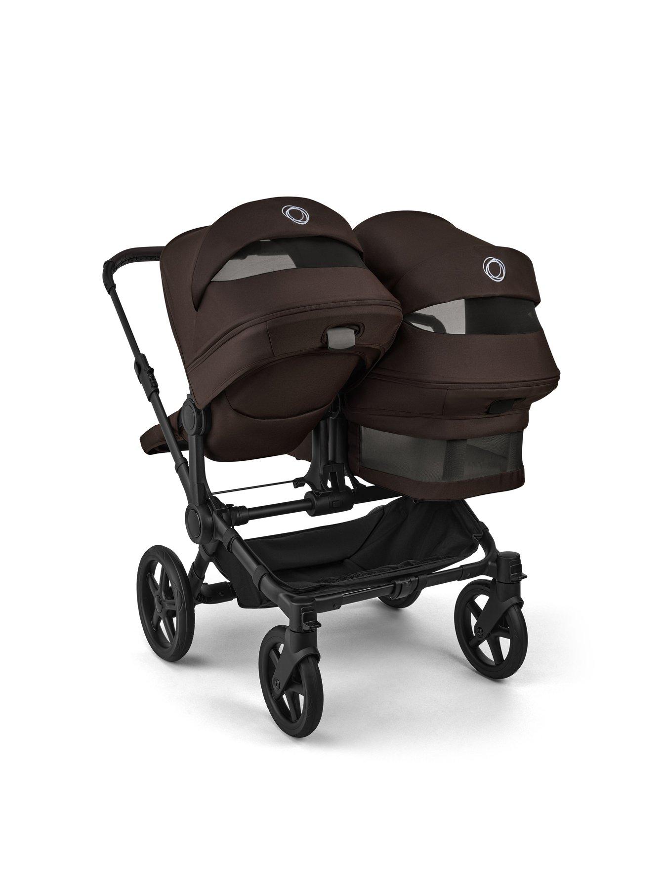  image of bugaboo-donkey-6-double-pushchair--cocoa-brown