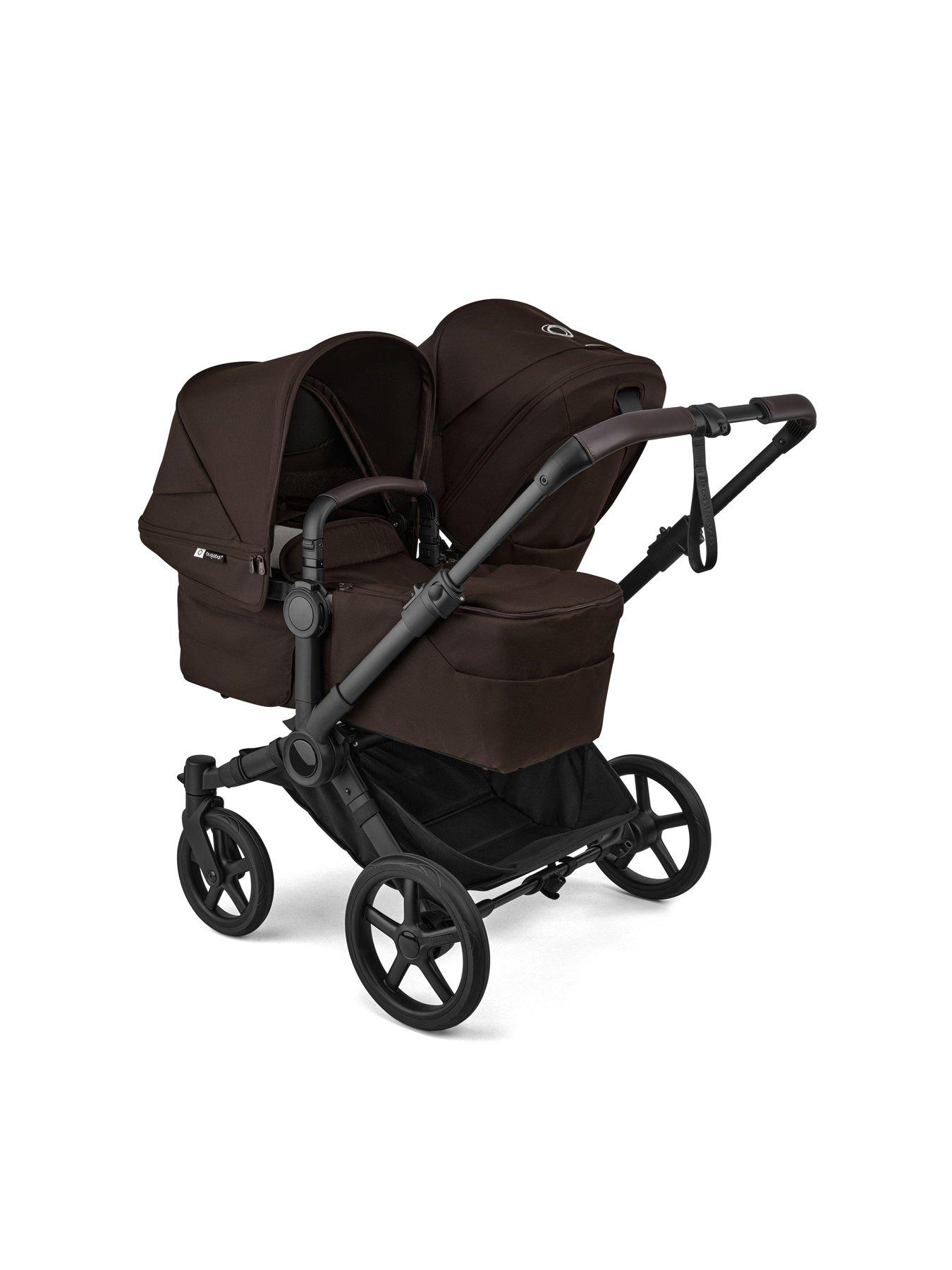 Image 4 of 7 of Bugaboo Donkey 6 Double Pushchair- Cocoa Brown