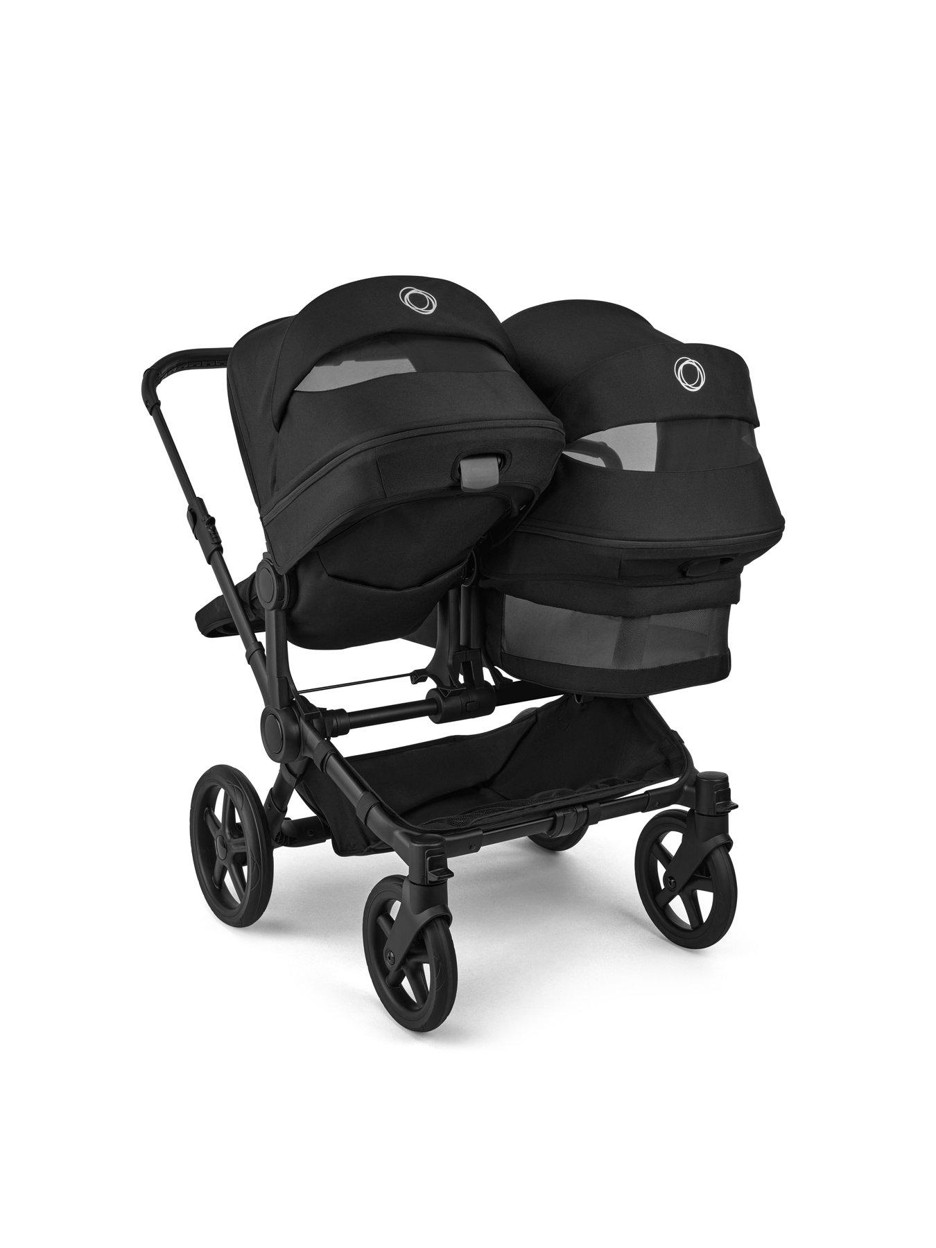  image of bugaboo-donkey-6-double-pushchair--heritage-black