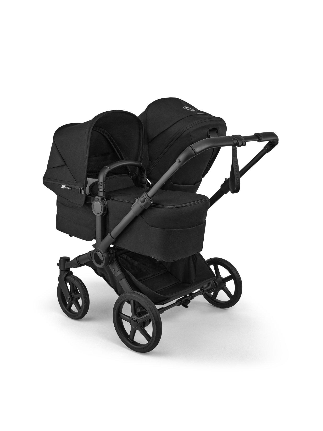  image of bugaboo-donkey-6-double-pushchair--heritage-black