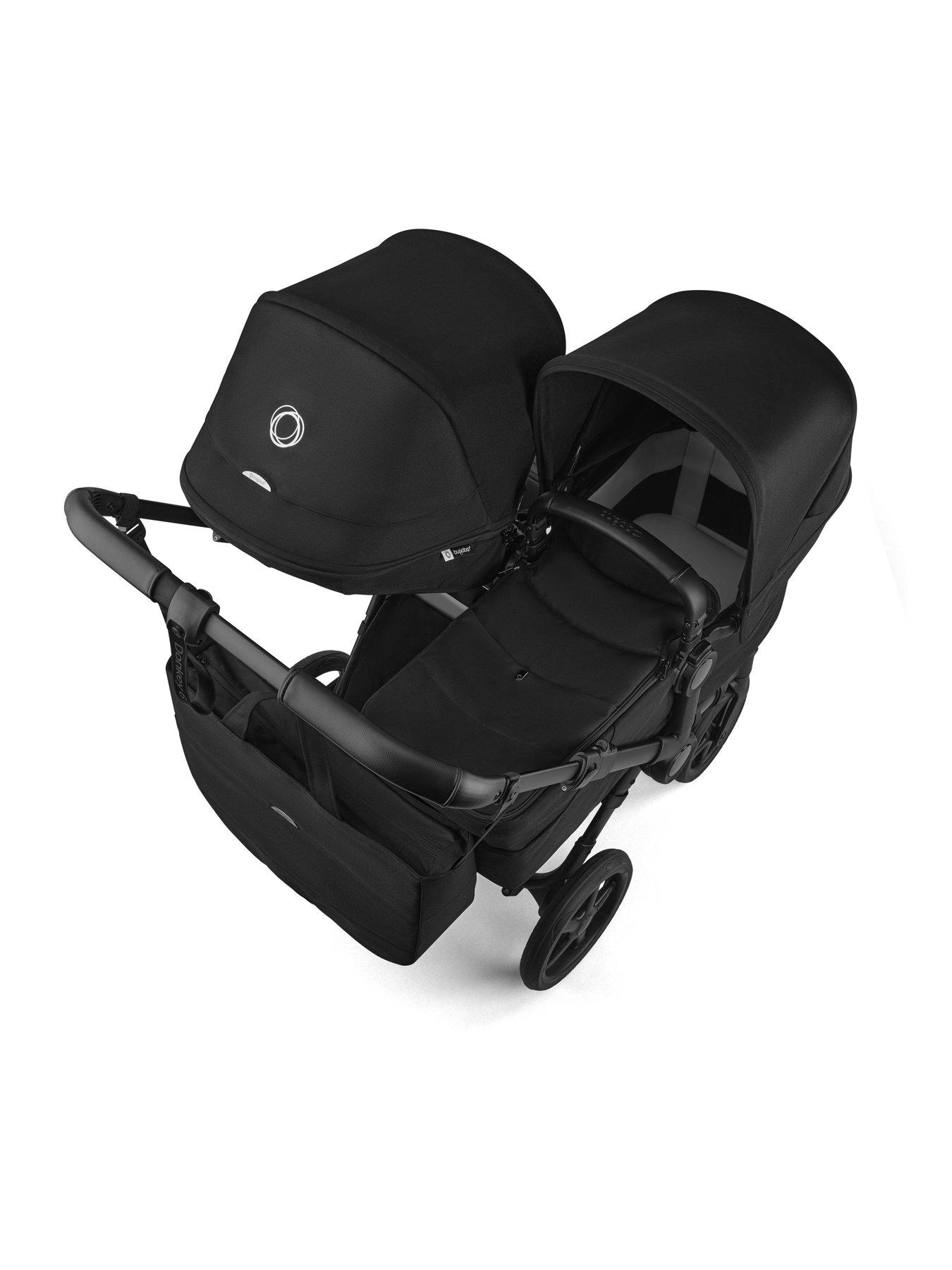  image of bugaboo-donkey-6-double-pushchair--heritage-black