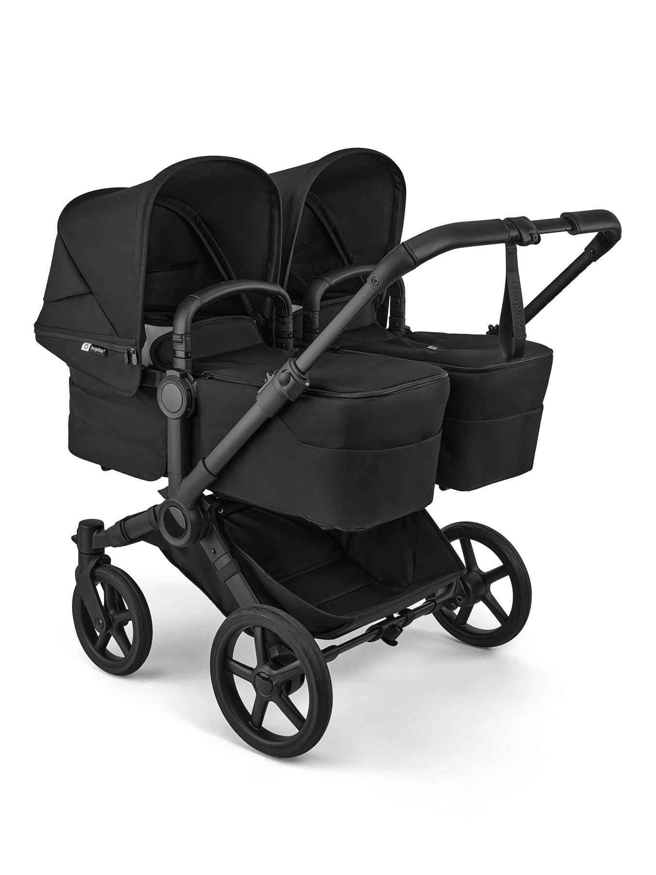  image of bugaboo-donkey-6-twin-pushchair--heritage-black