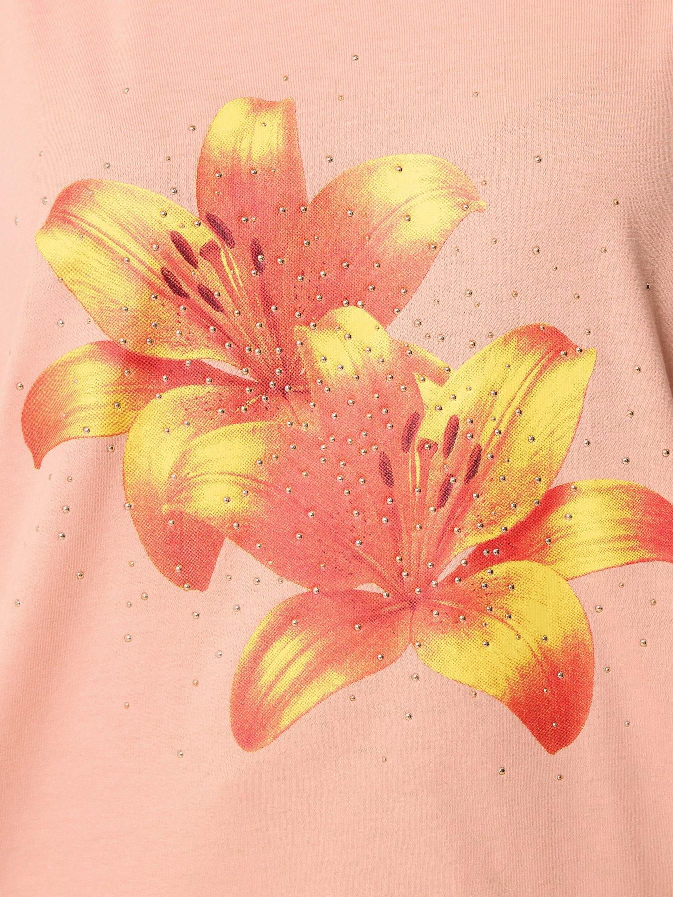  image of yours-curve-placement-core-t-shirt-orange