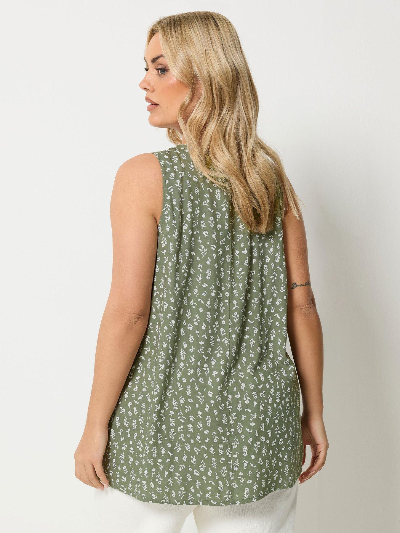 stillFront image of yours-curve-v-neck-cami-top