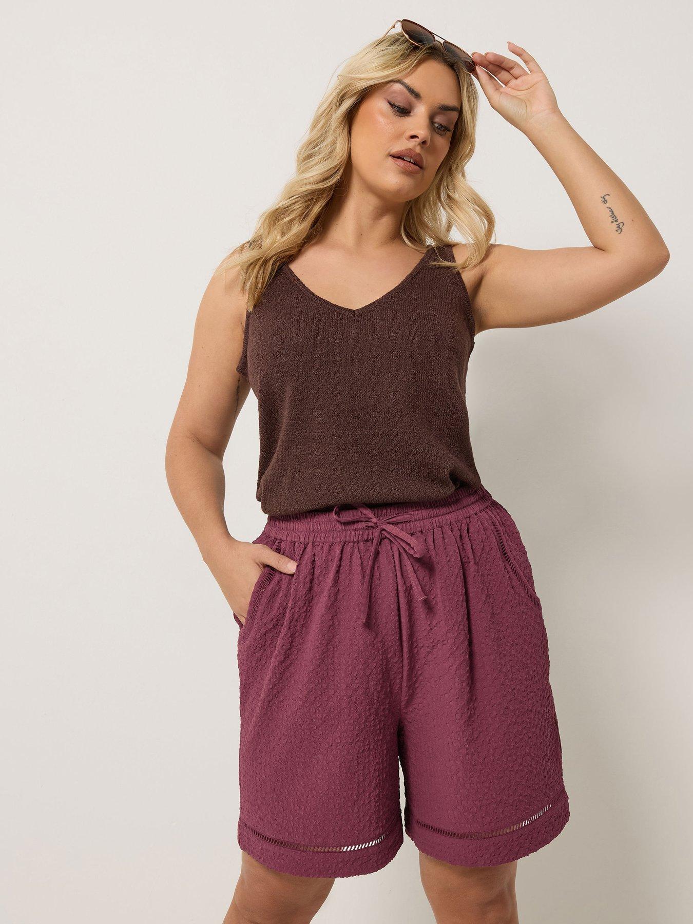 Yours Curve Ladder Shorts