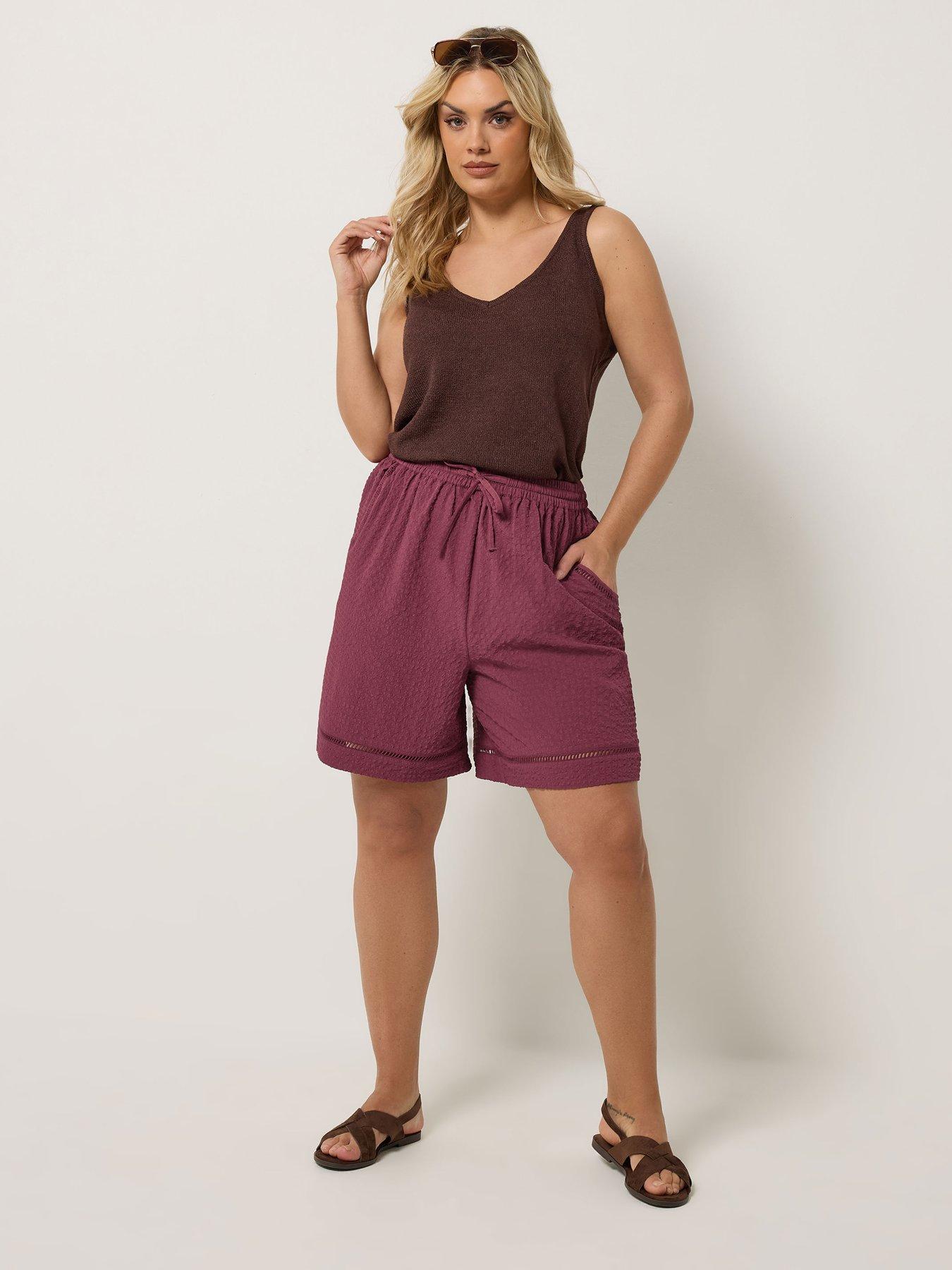 Image 3 of 5 of Yours Curve Ladder Shorts