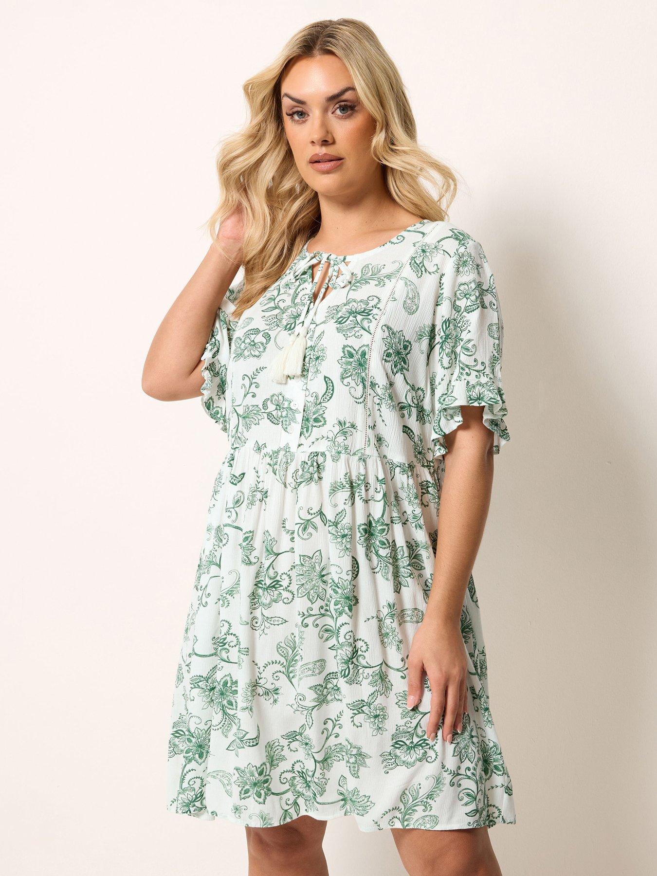 Yours Curve Desert Dress - Green