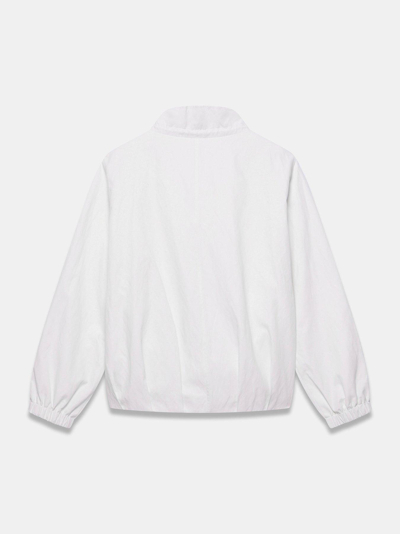 Image 6 of 6 of Mint Velvet Ivory Technical Jacket - White